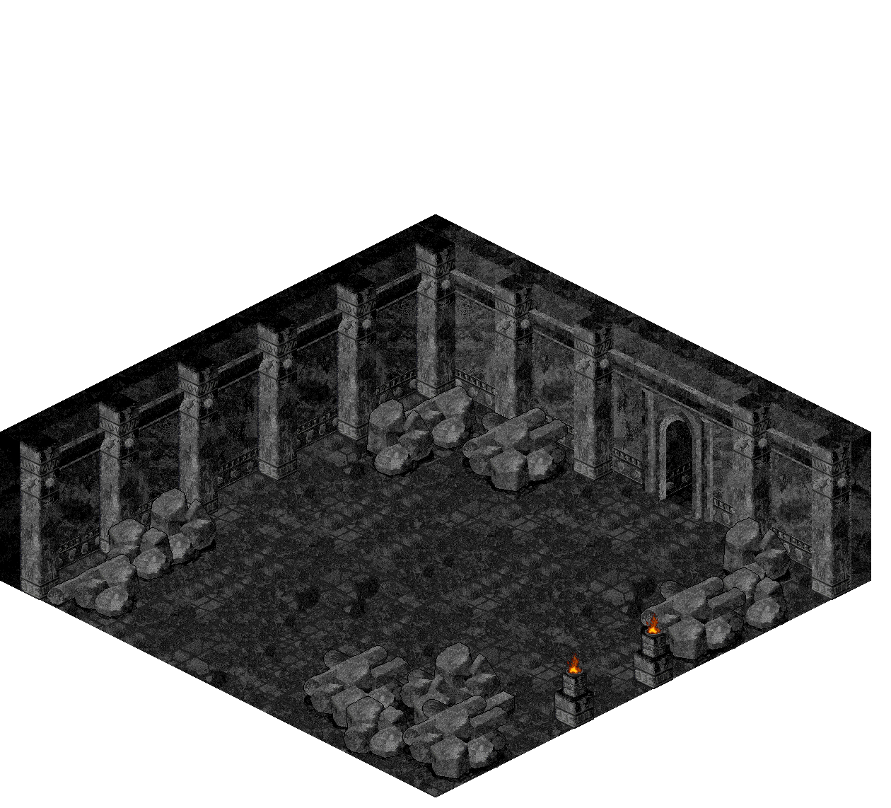 Dubhaim Castle North 2-1 rendered terrain map