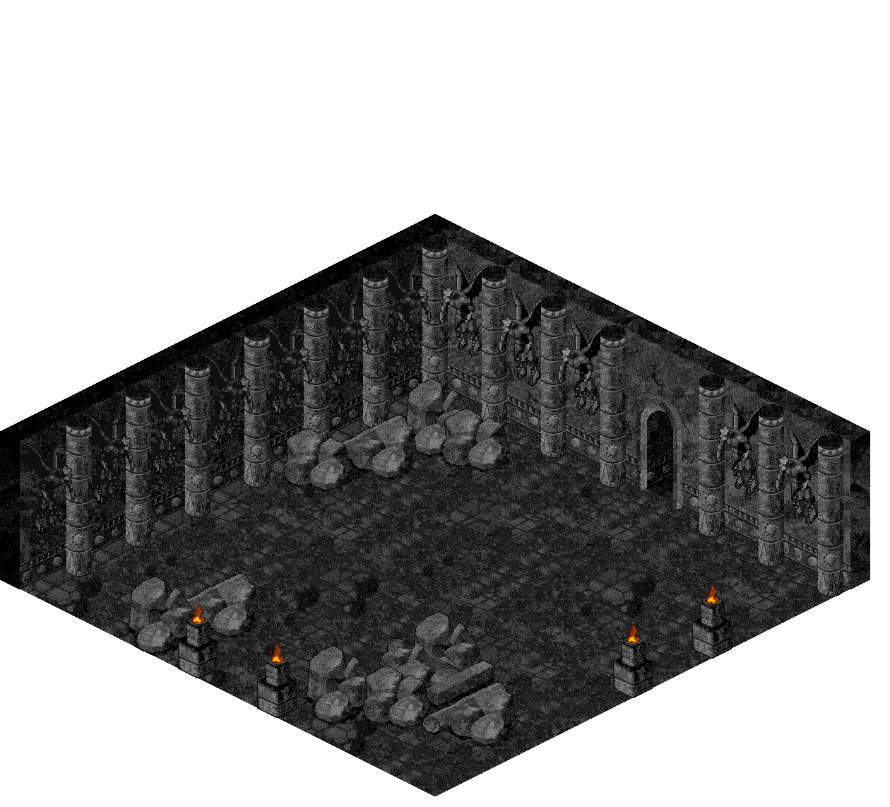 Map 335 rendered terrain map