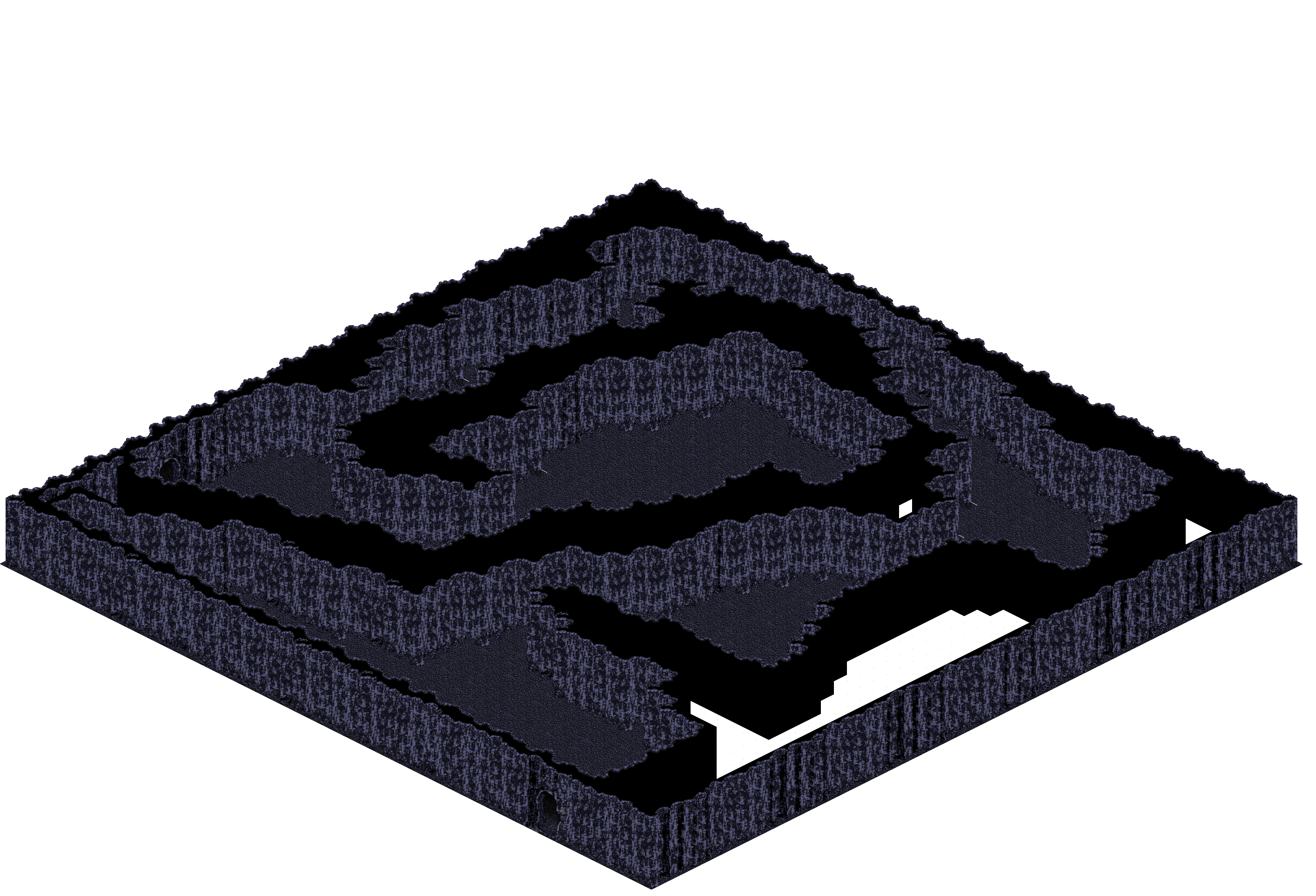 Chaos 5 rendered terrain map