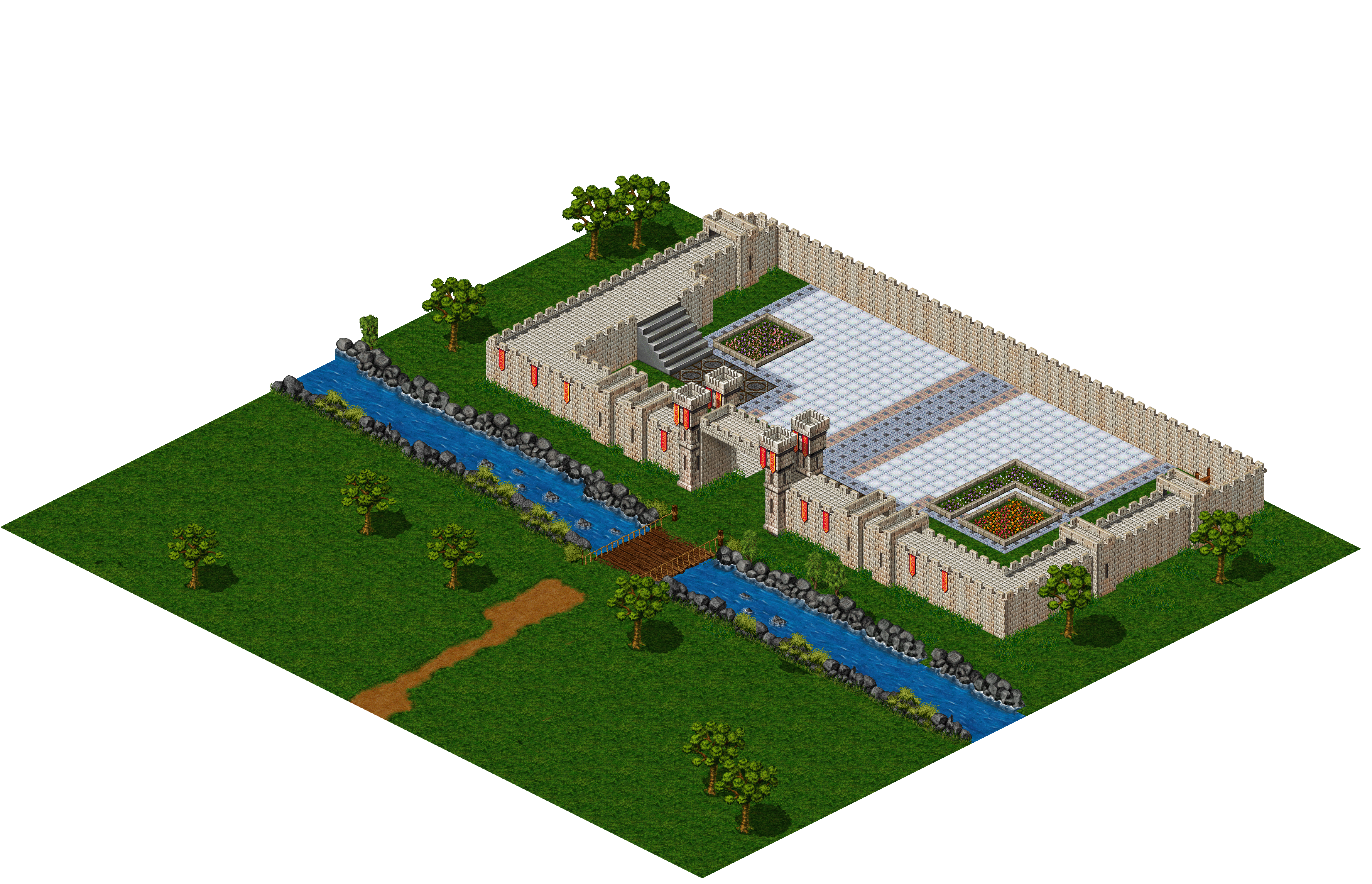 Map 3996 rendered terrain map