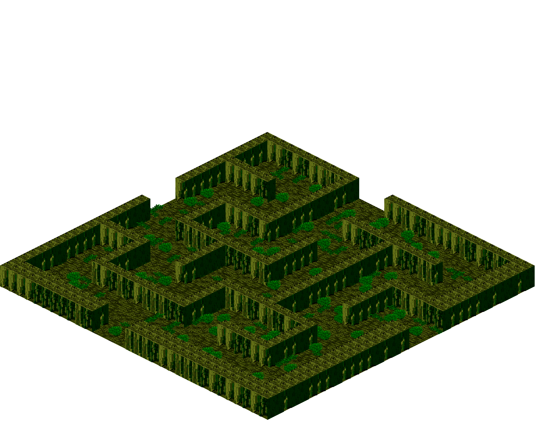 Shifting Swamp East rendered terrain map