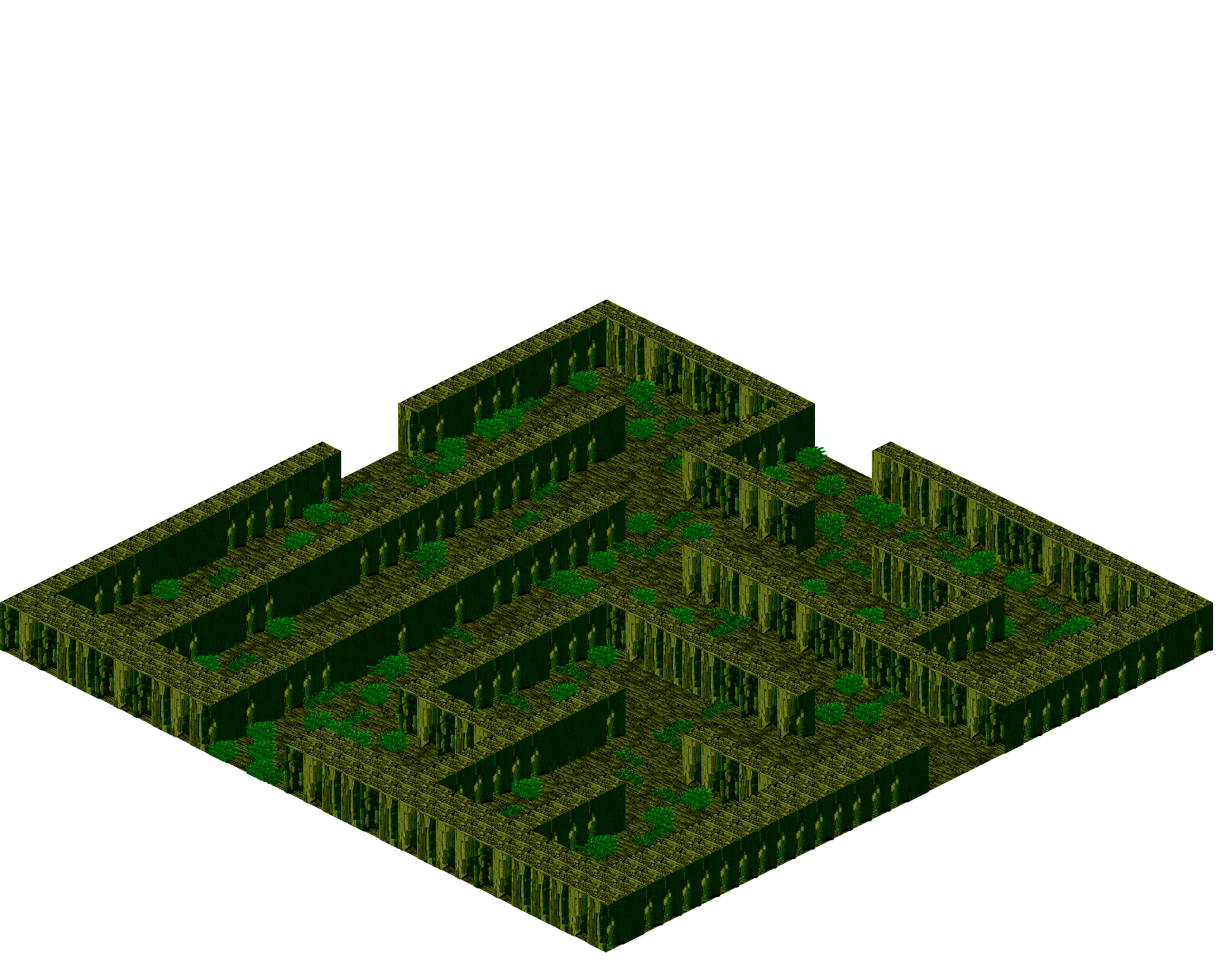Shifting Swamp South rendered terrain map