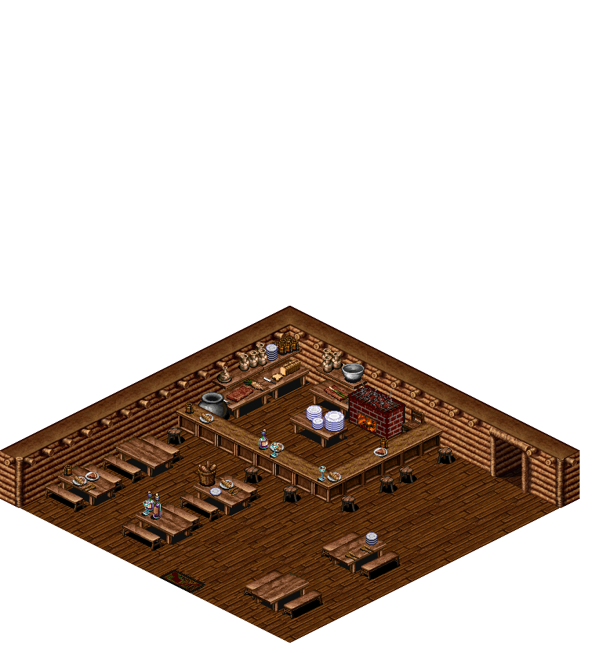 Suomi Restaurant rendered terrain map