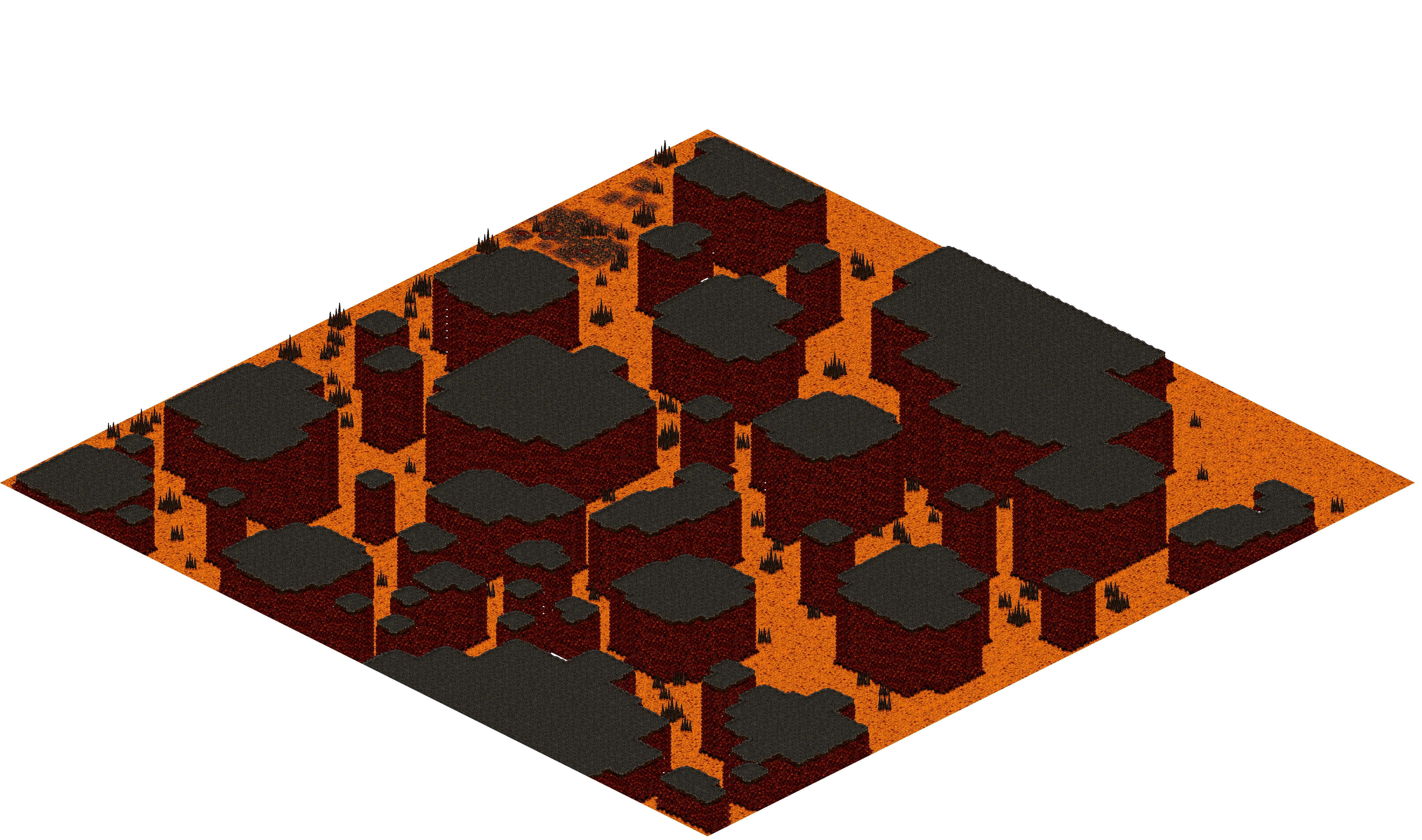 Grim Chaos 34 rendered terrain map