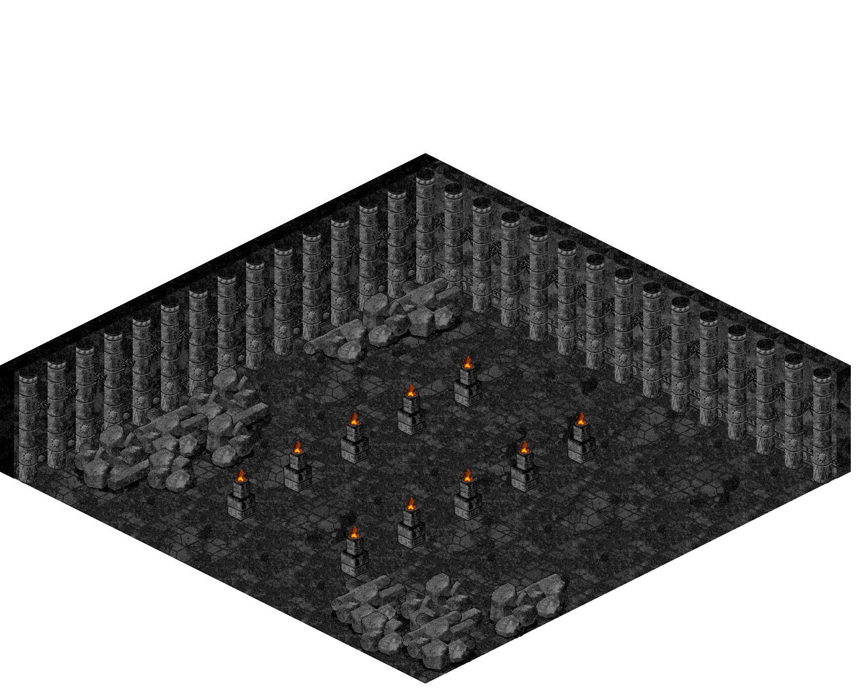 Map 437 rendered terrain map