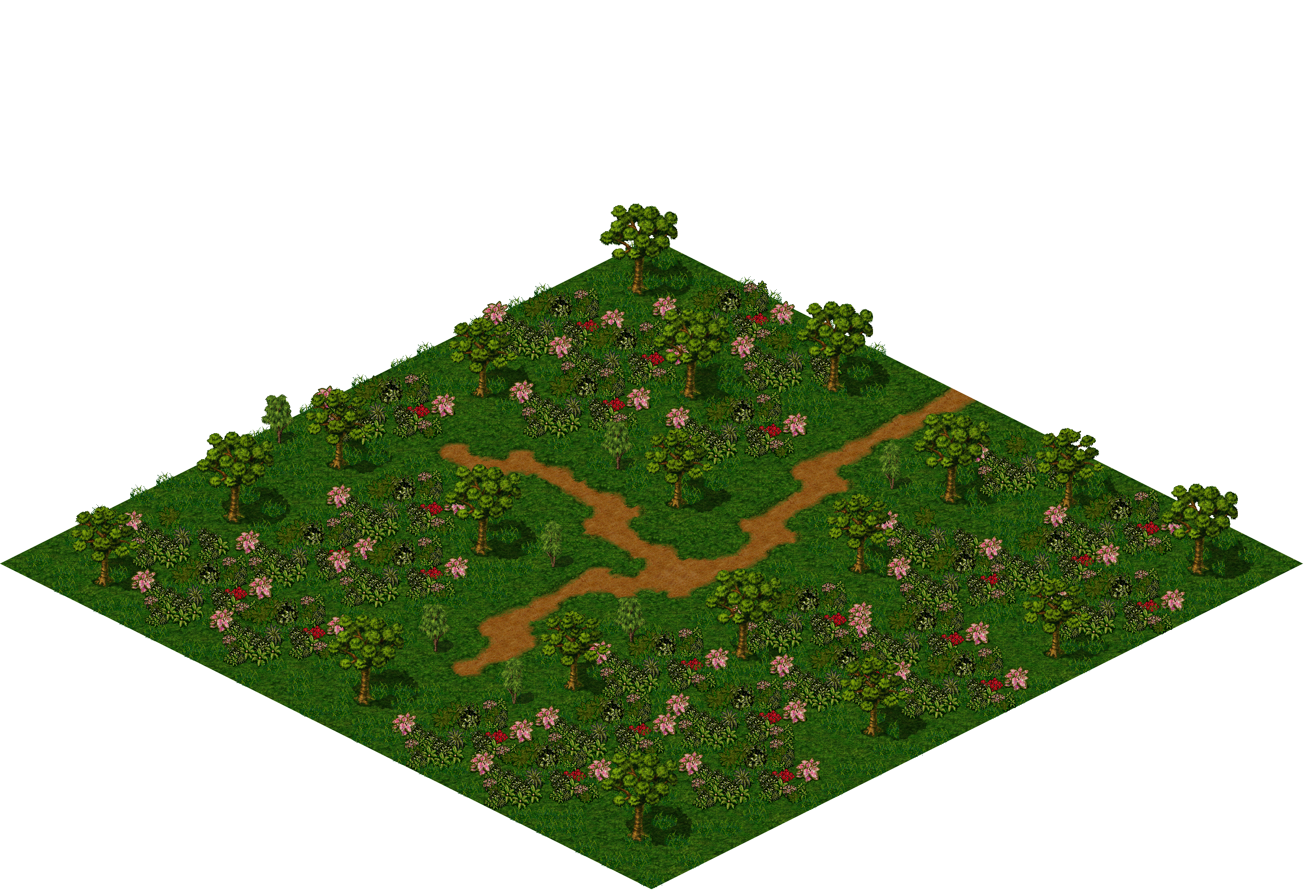 Map 450 rendered terrain map