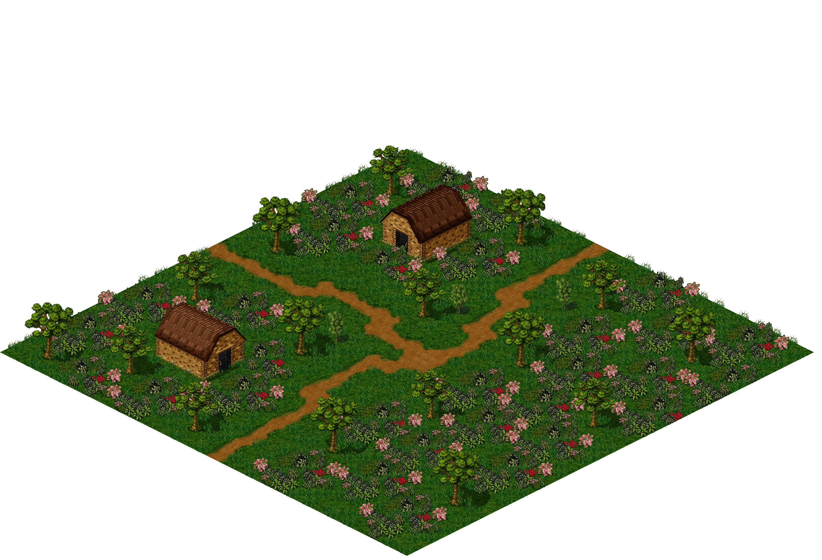 West Woodland 16-1 rendered terrain map