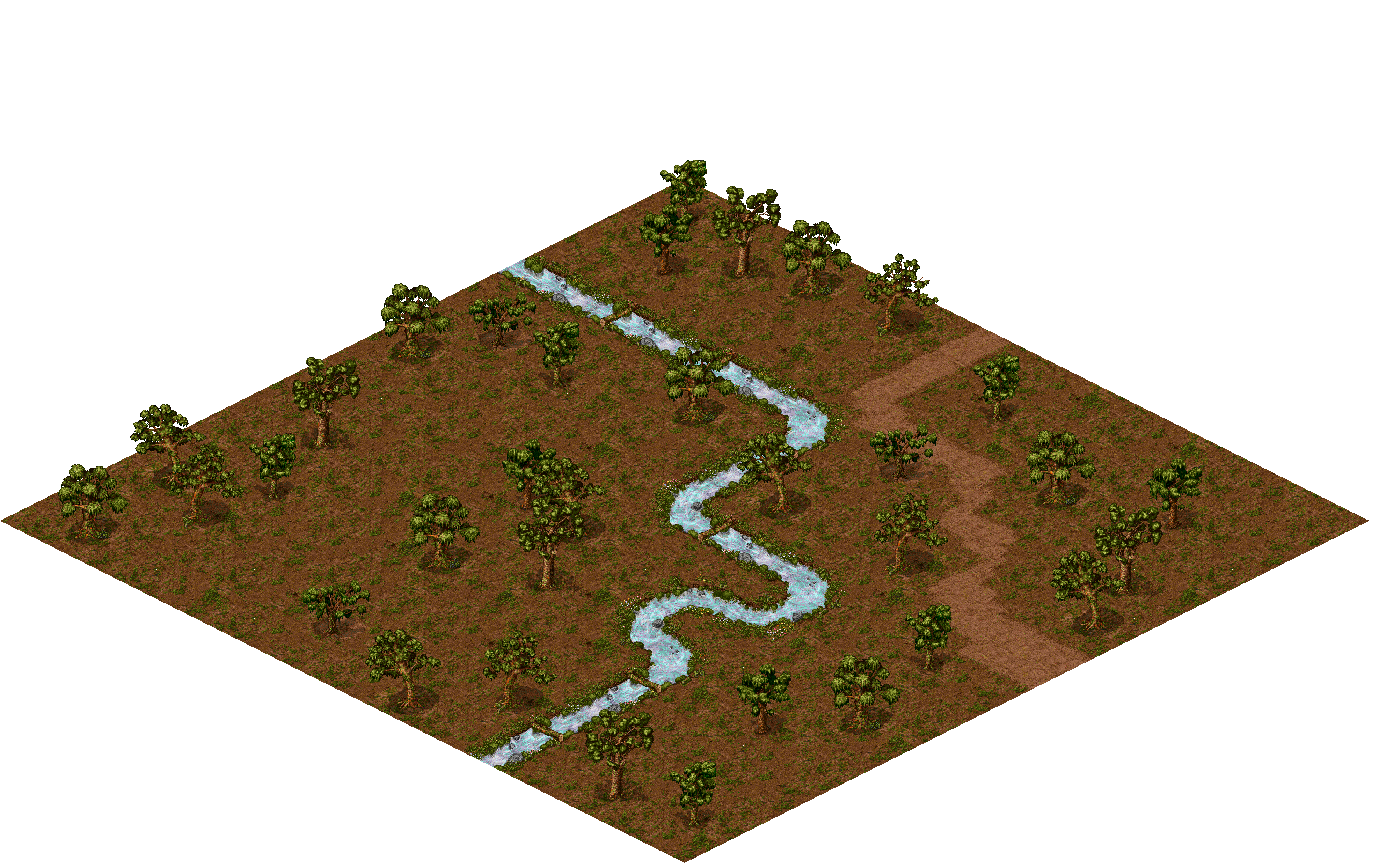 Map 4601 rendered terrain map