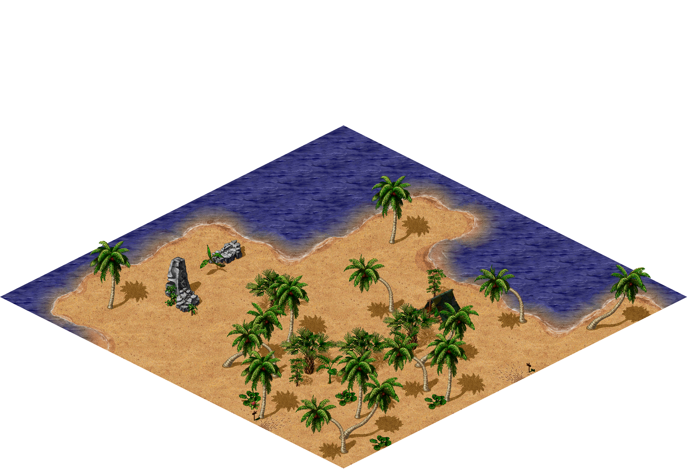 Map 4729 rendered terrain map