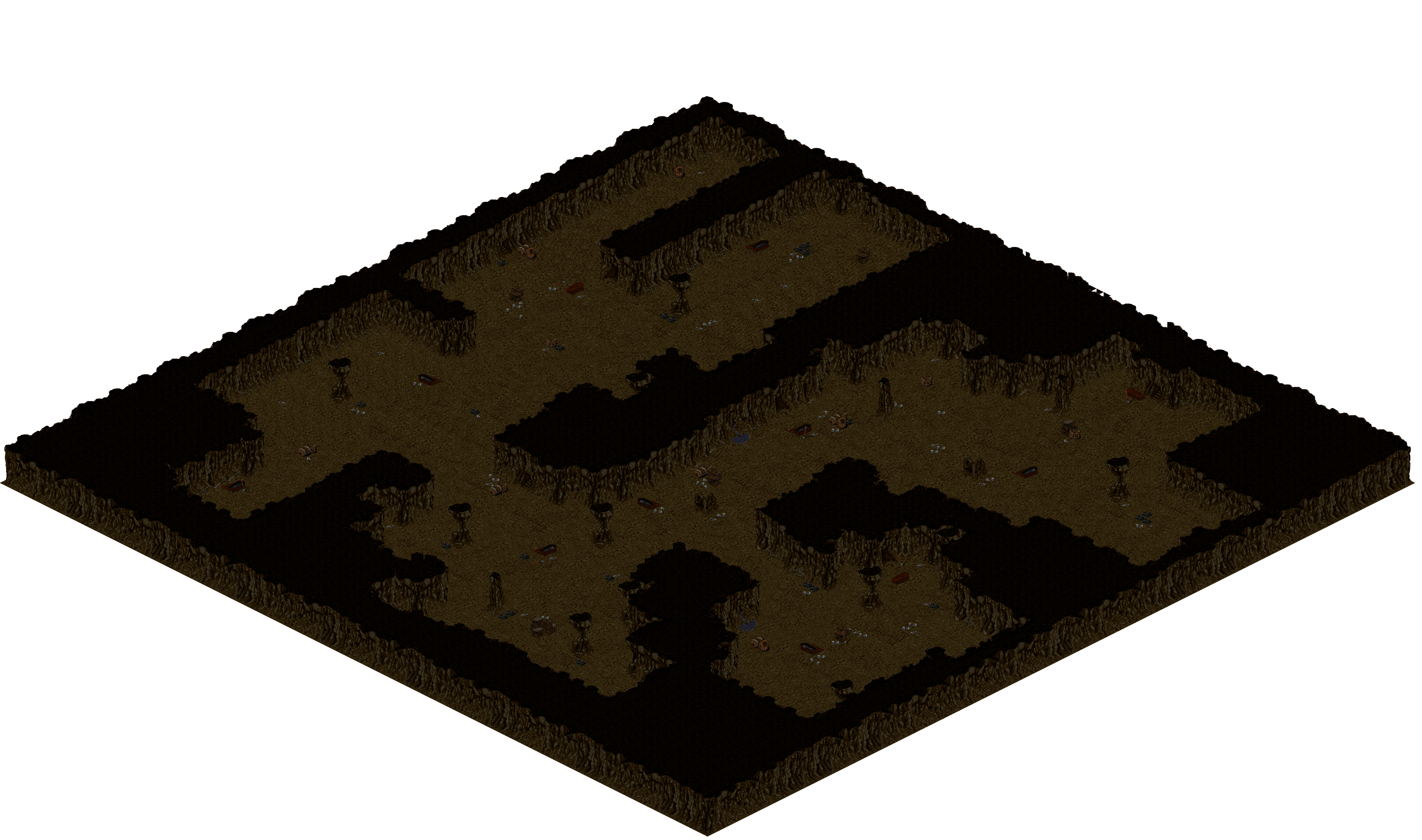 Cthonic Remains 6 rendered terrain map
