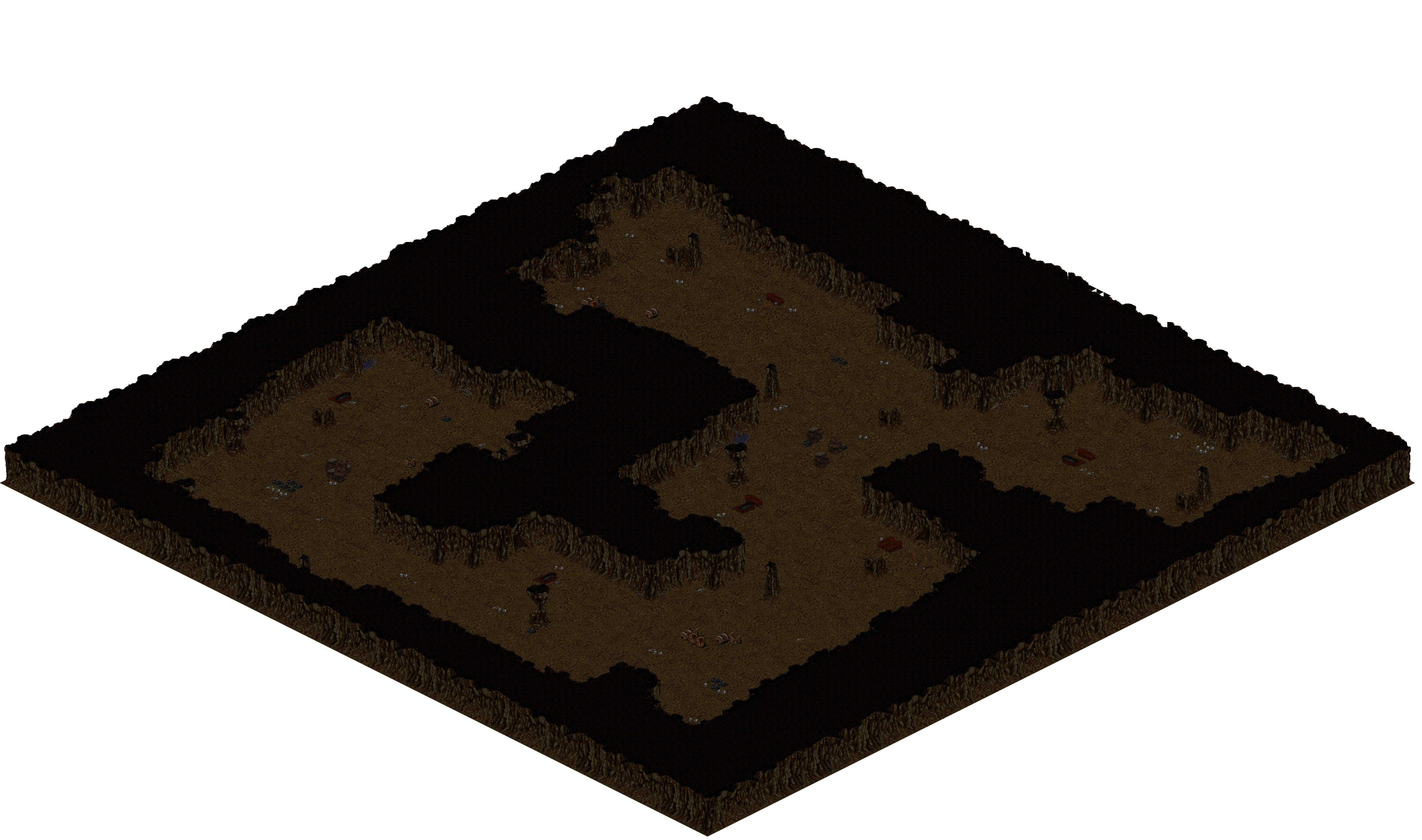 Cthonic Remains 8 rendered terrain map