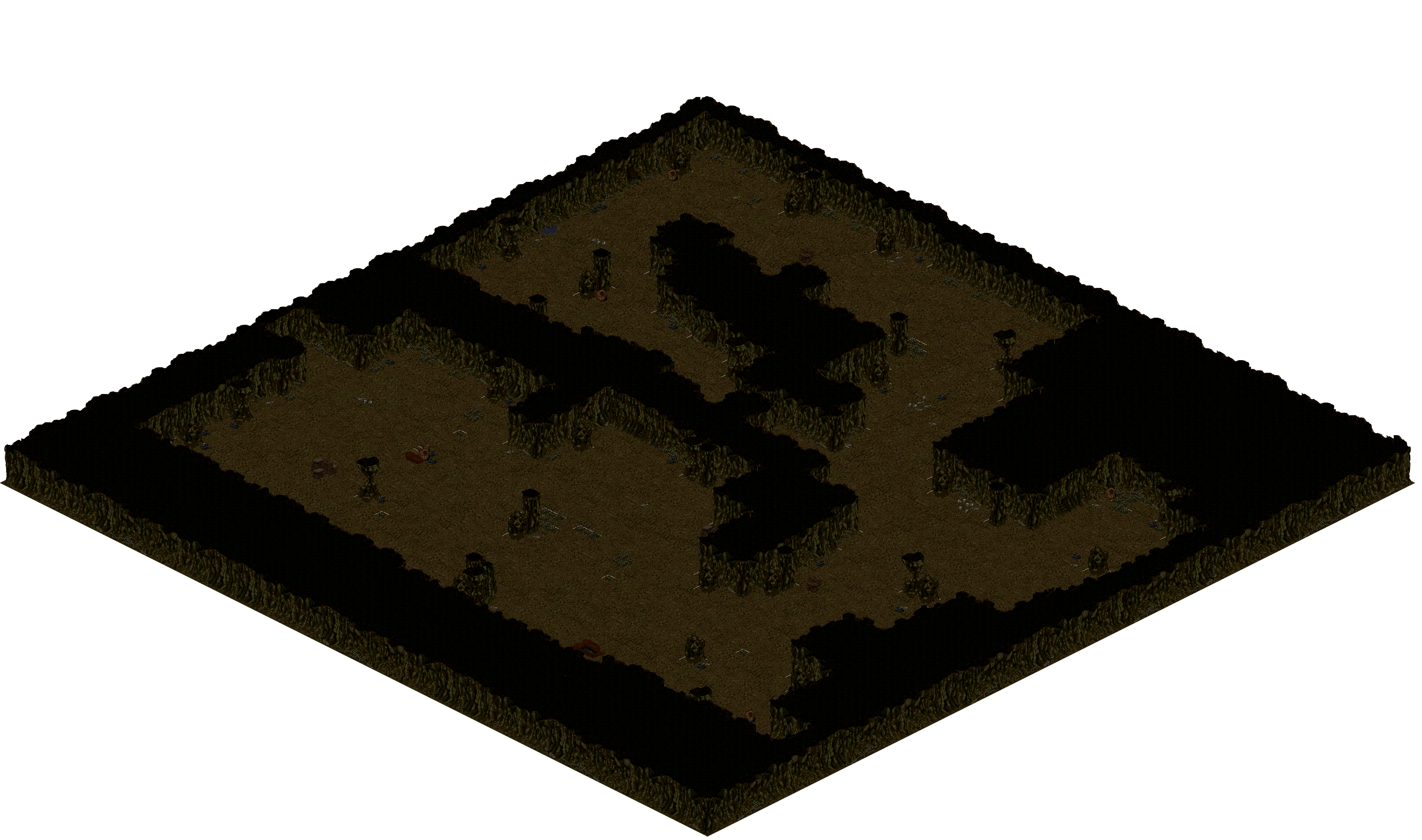 Cthonic Remains 26 rendered terrain map