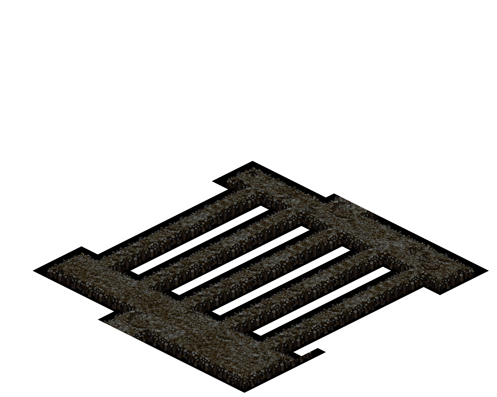 Cthonic Remains 38 rendered terrain map