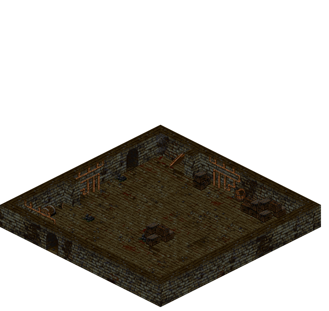 Macabre Cellar 4-5 rendered terrain map