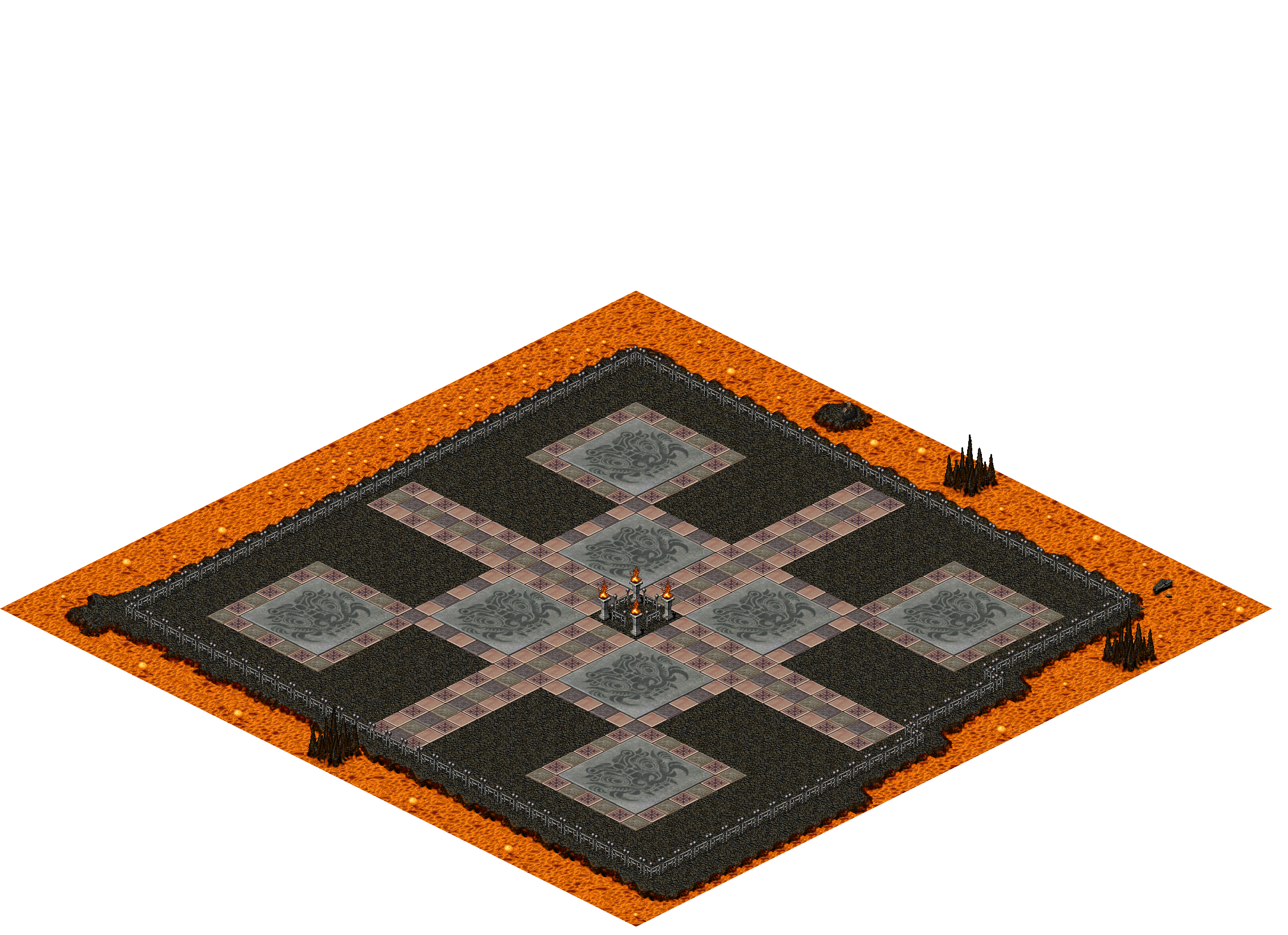 Map 511 rendered terrain map