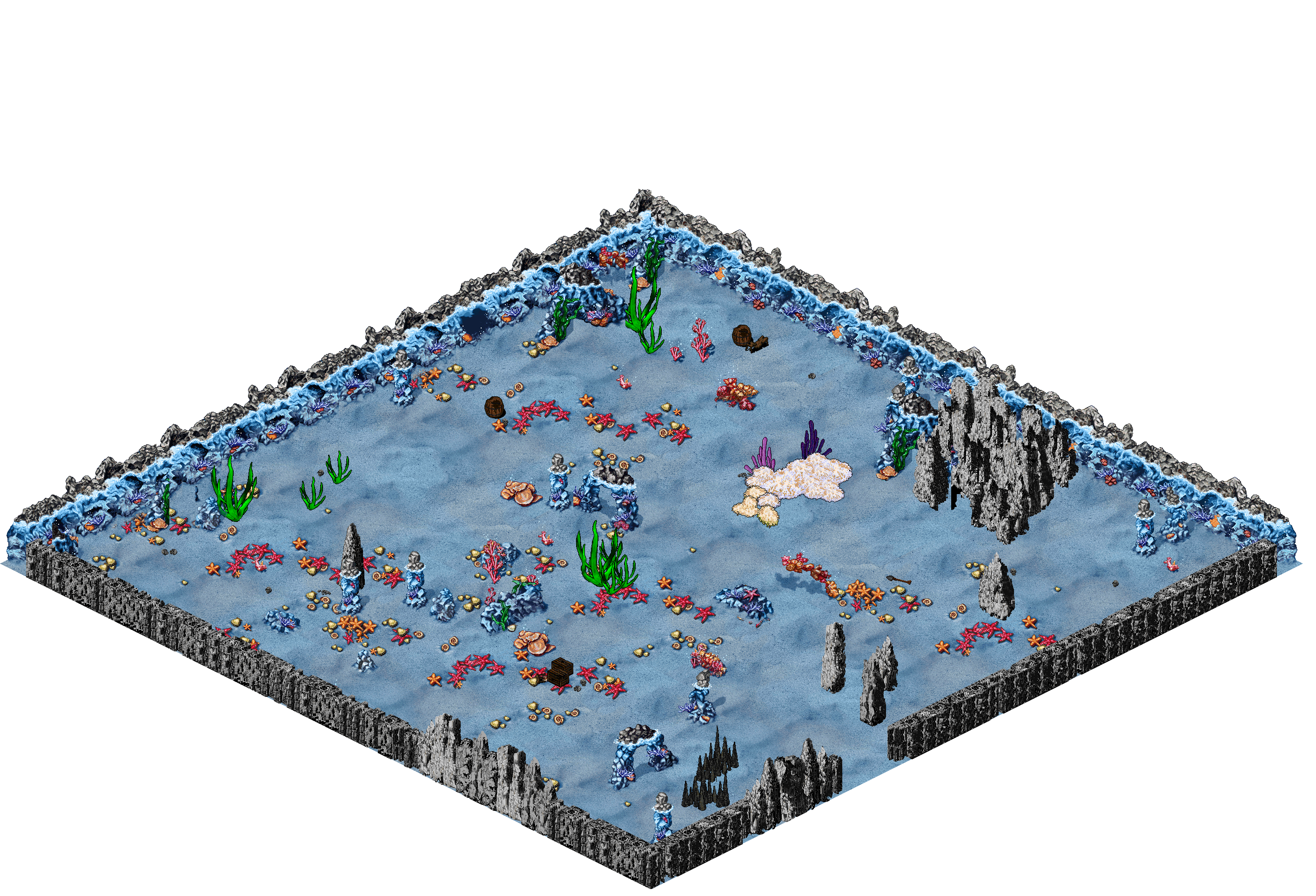 Lynith Sea rendered terrain map