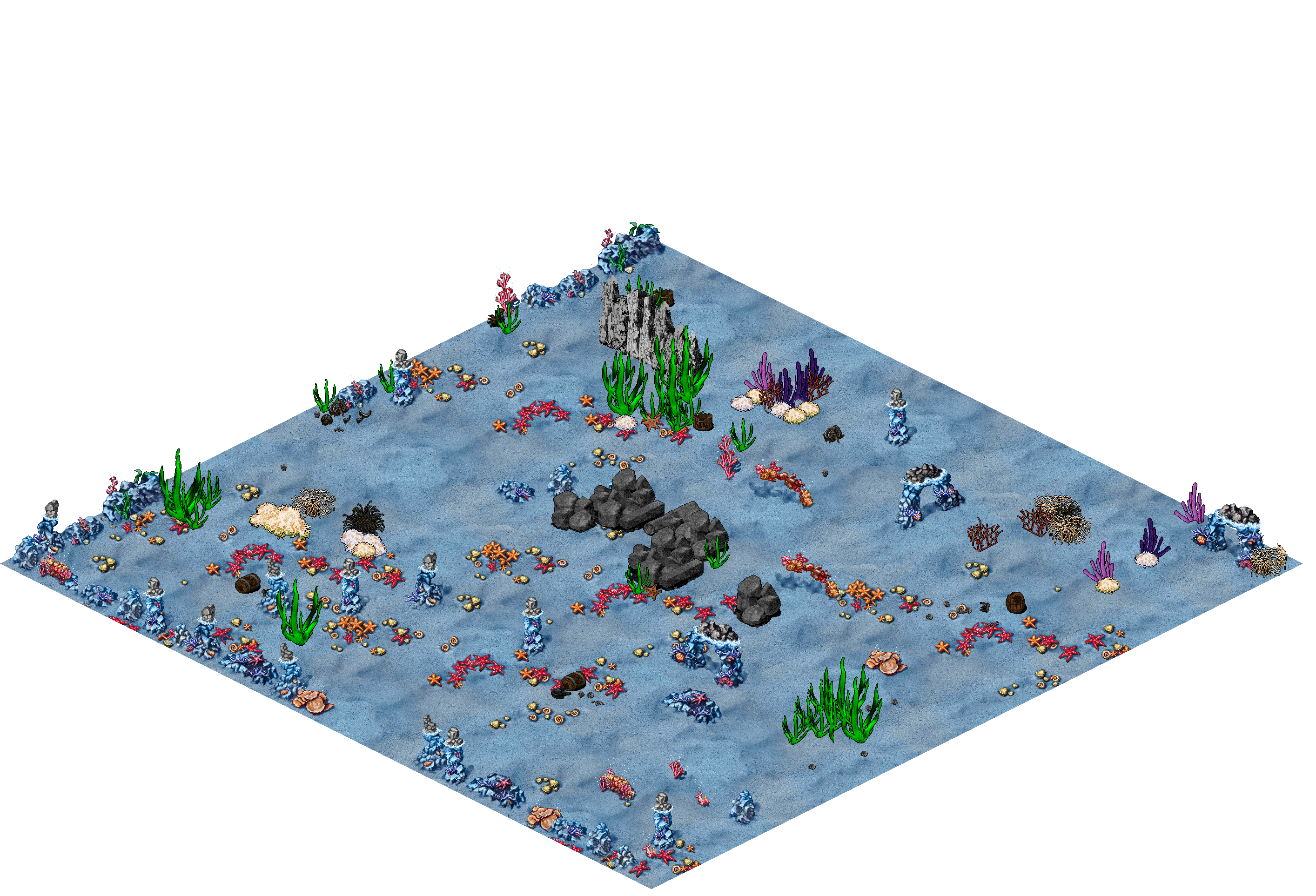 Lynith Sea 2 rendered terrain map