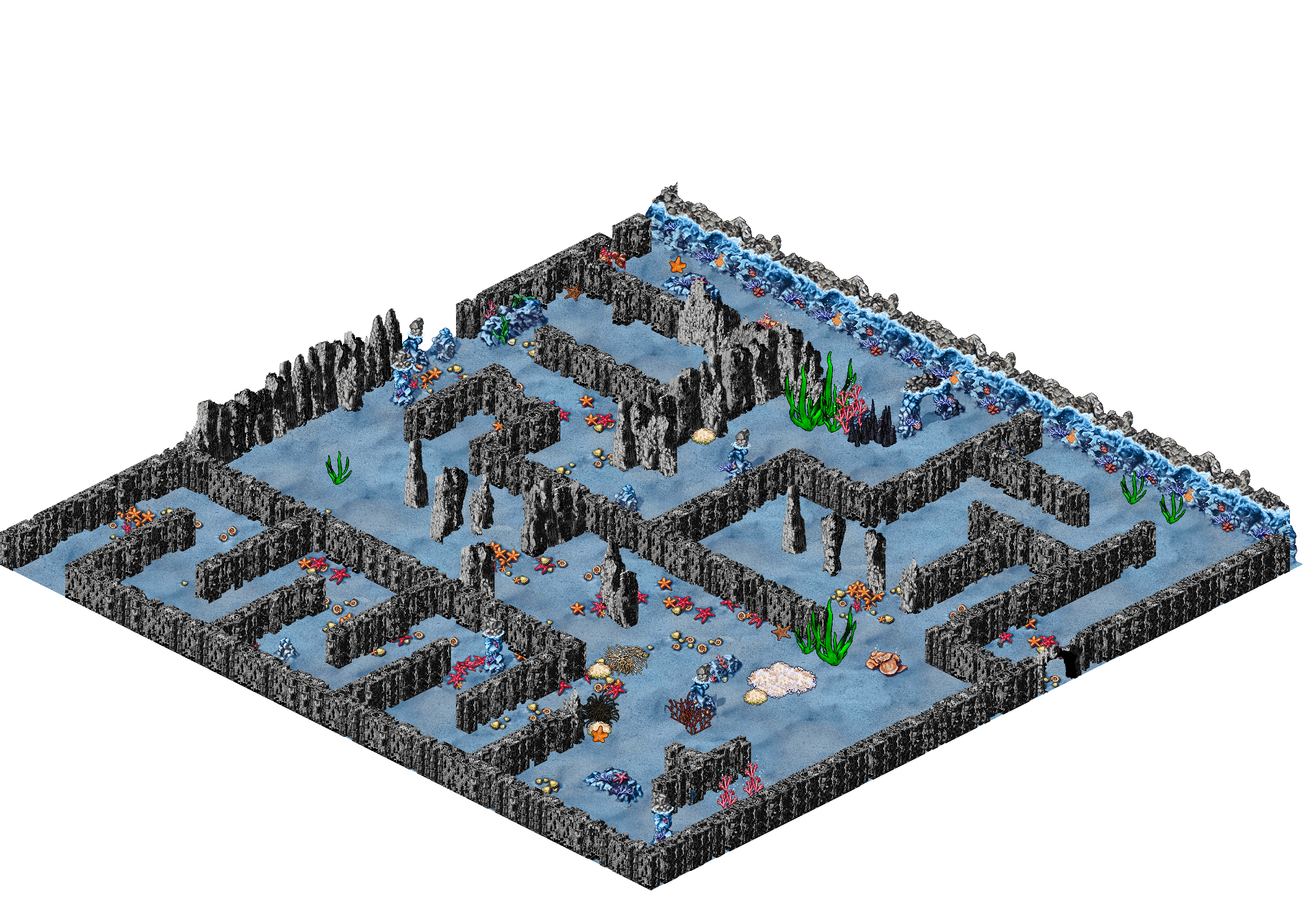 Lynith Sea 5 rendered terrain map