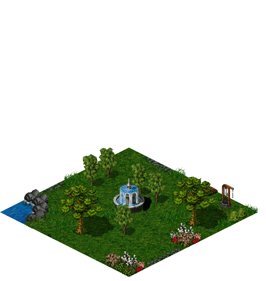 Cedar Grove rendered terrain map