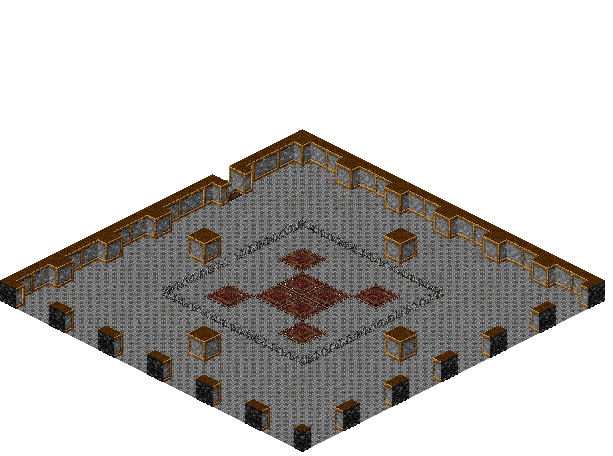 Warrior Training Room rendered terrain map