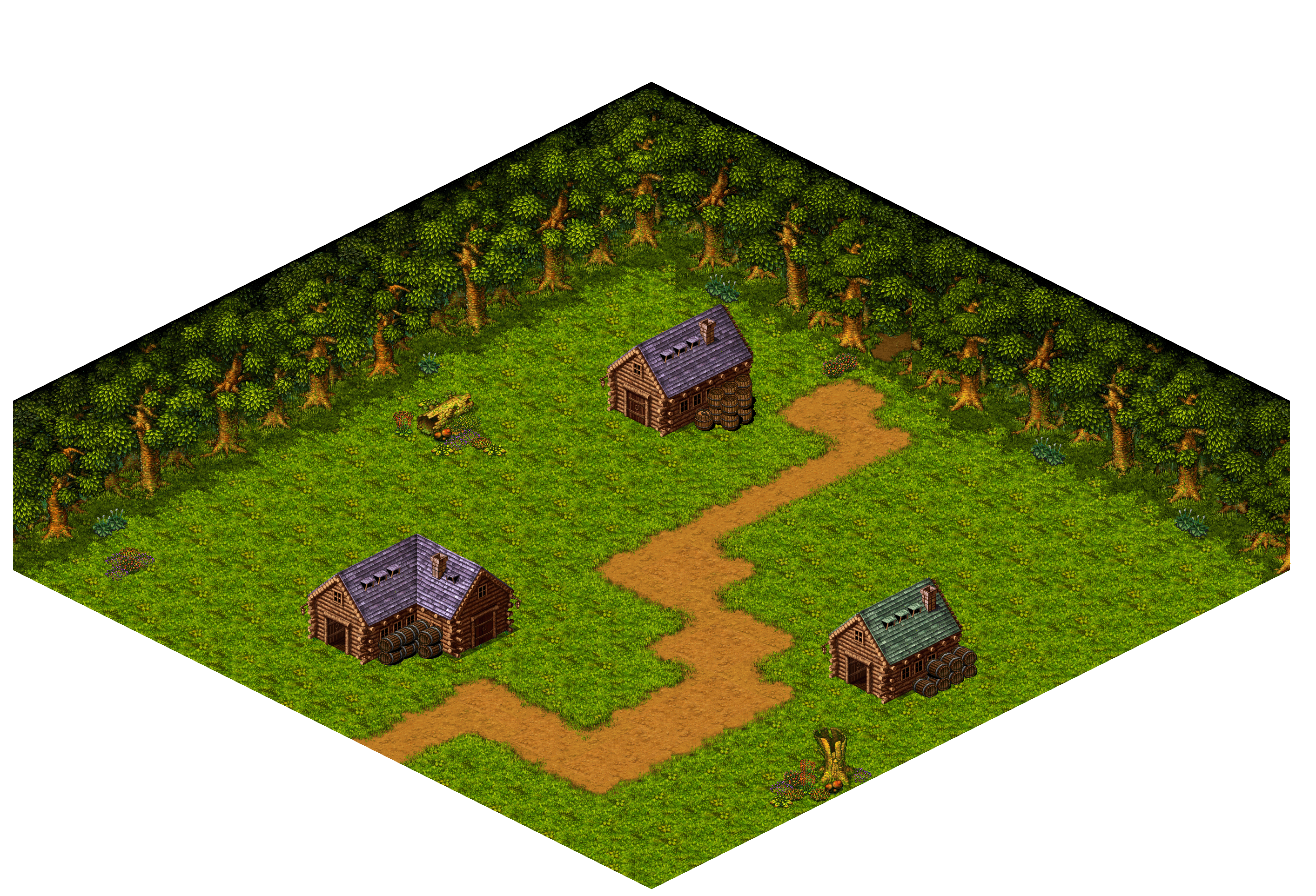 Shinewood Forest 15 rendered terrain map