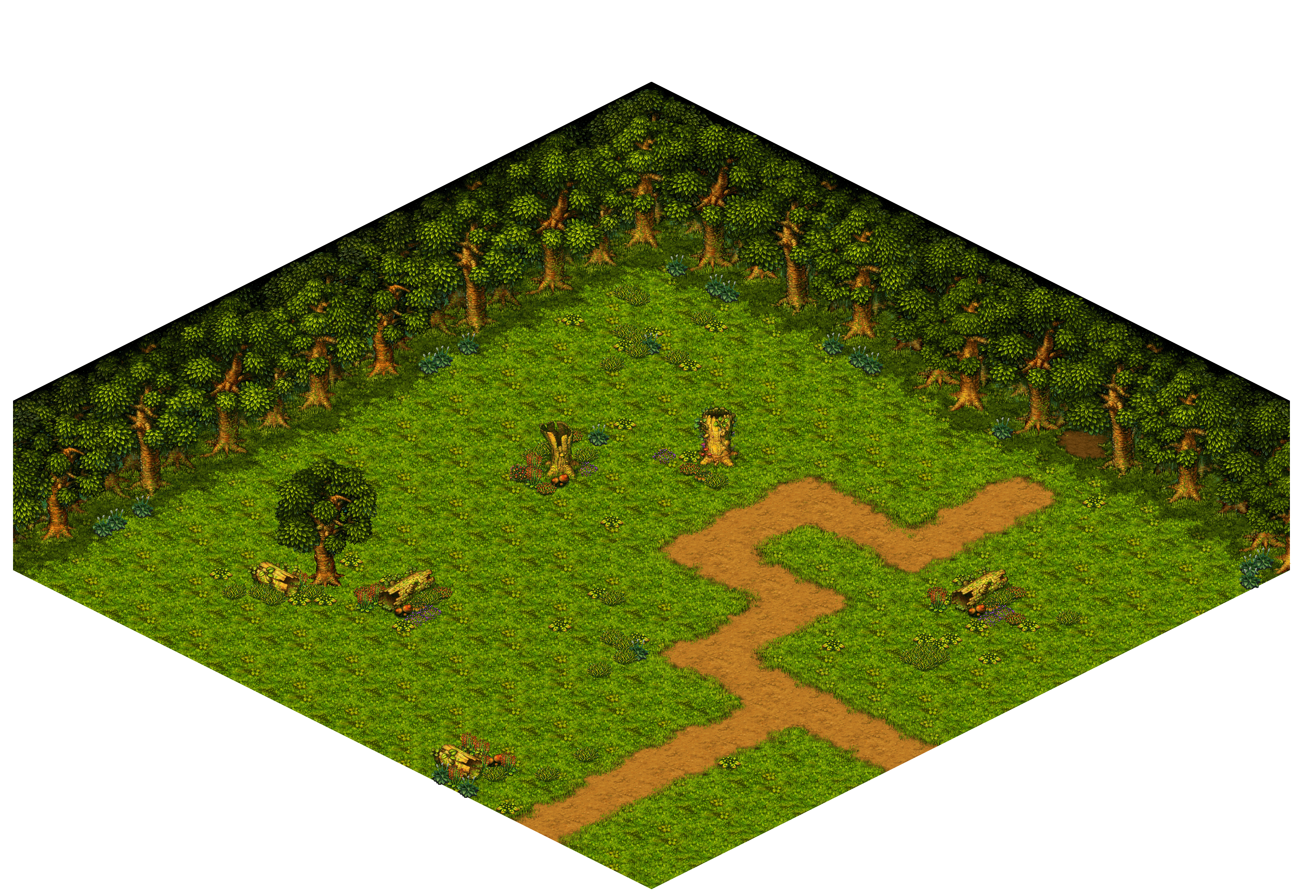 Shinewood Forest 22 rendered terrain map