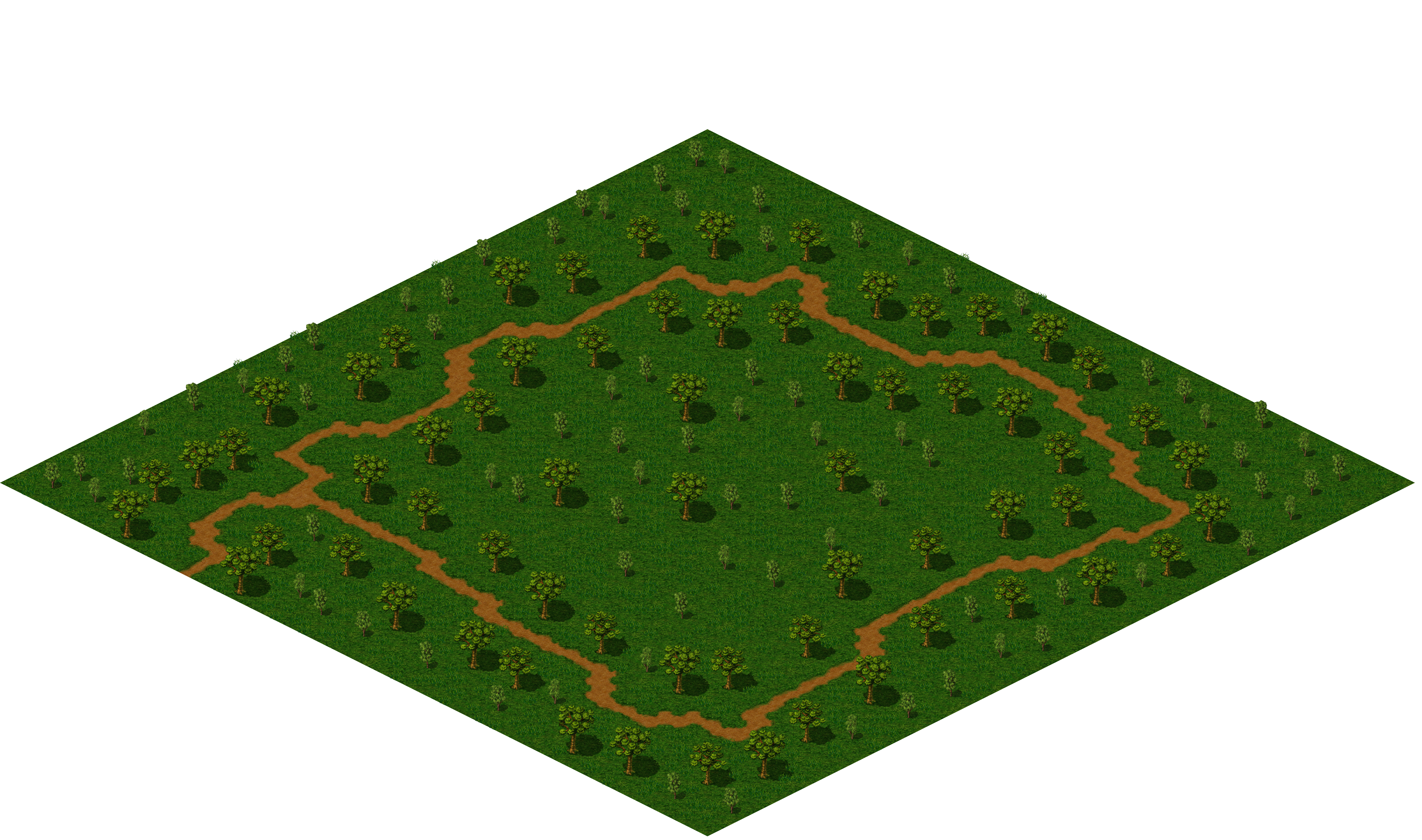 East Woodland 3-1 rendered terrain map