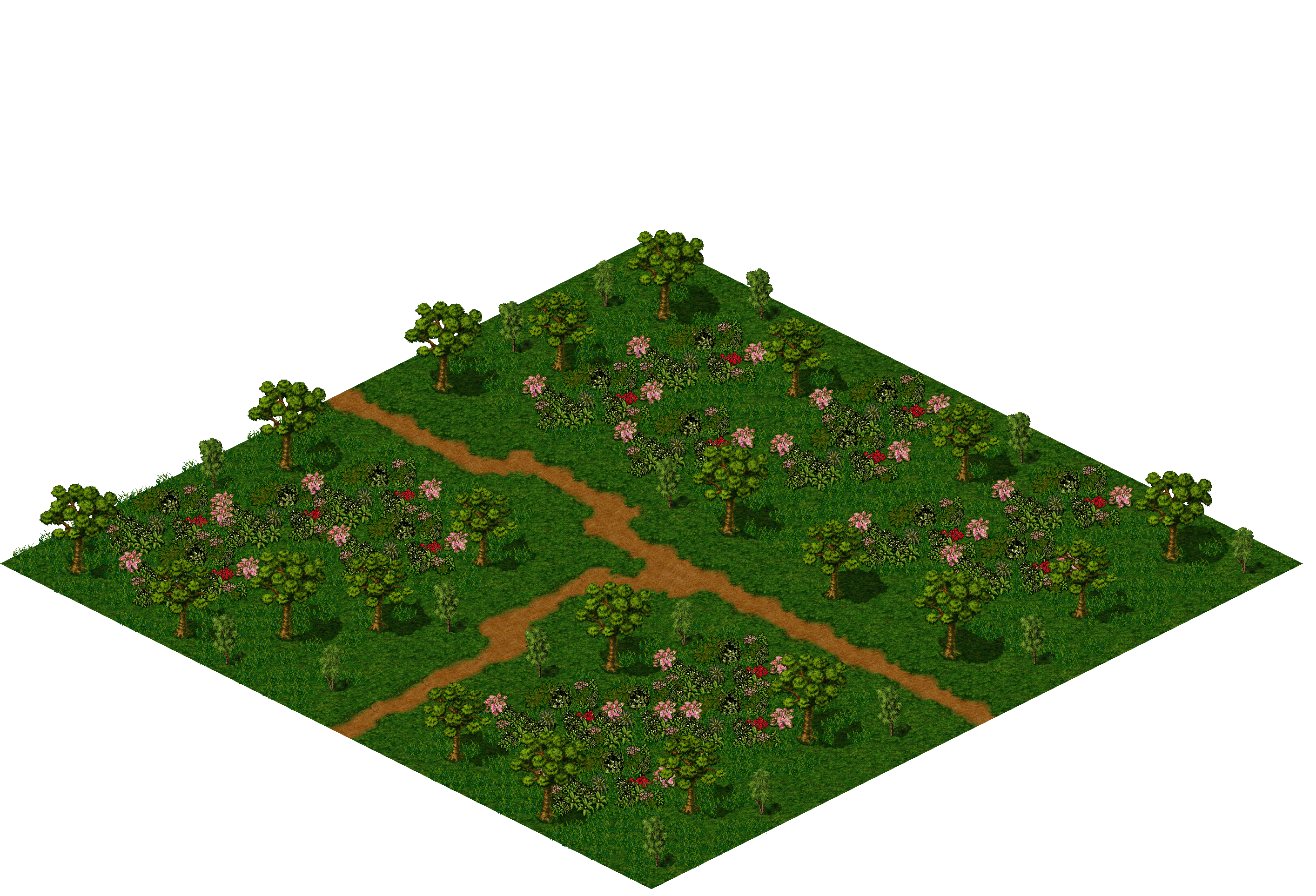 Map 605 rendered terrain map