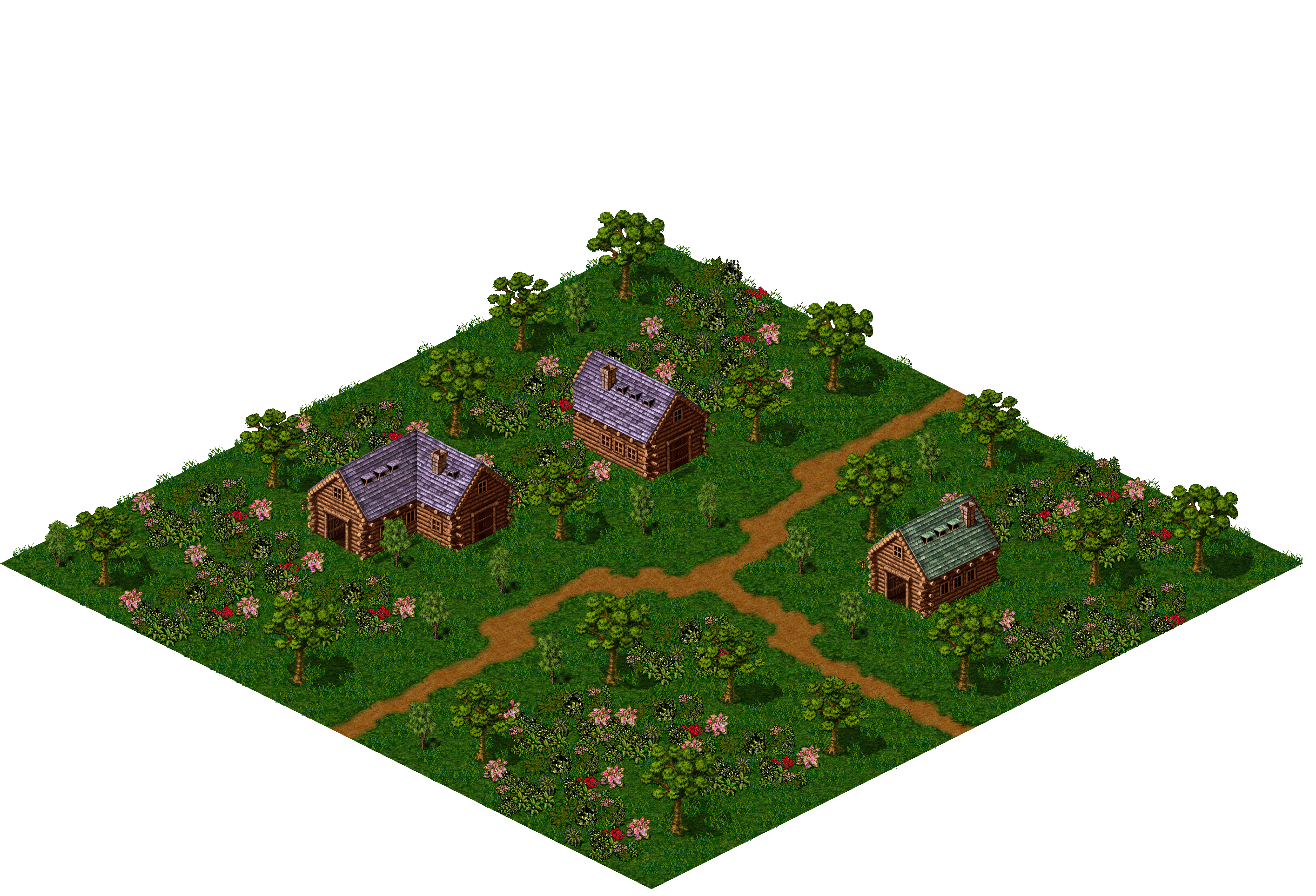 Map 609 rendered terrain map