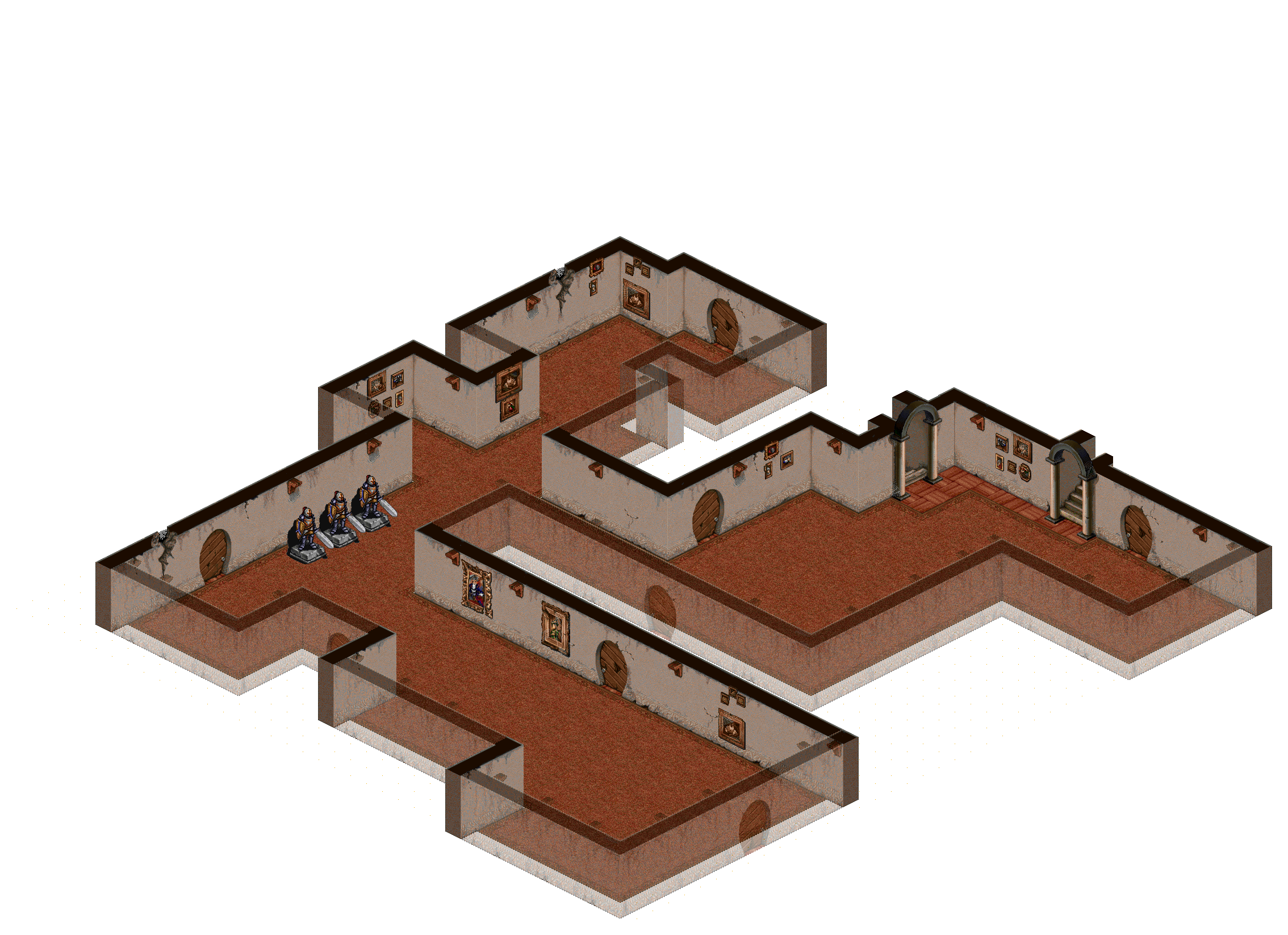 Manor Floor 2-4 rendered terrain map