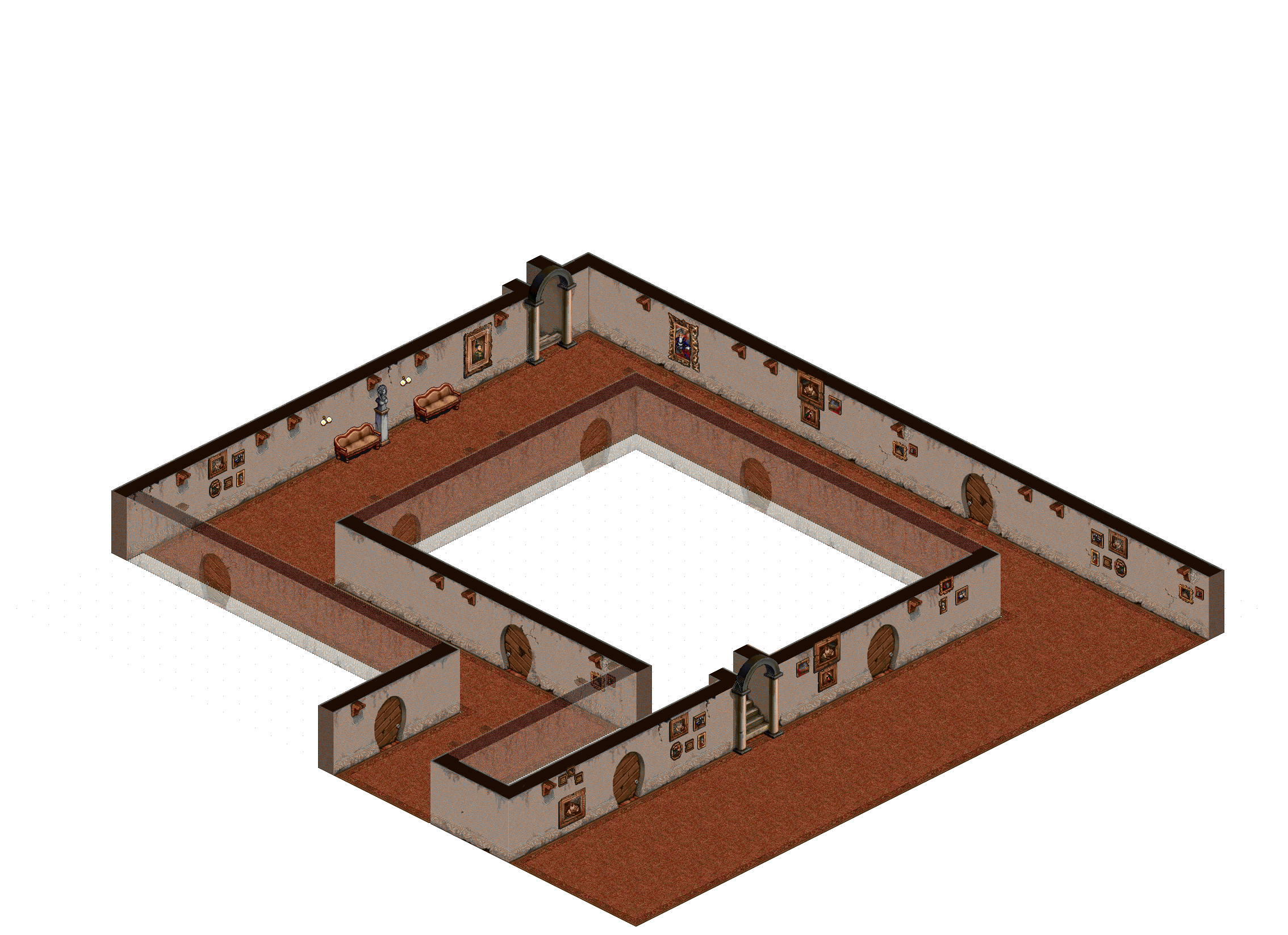 Manor Floor 2-11 rendered terrain map