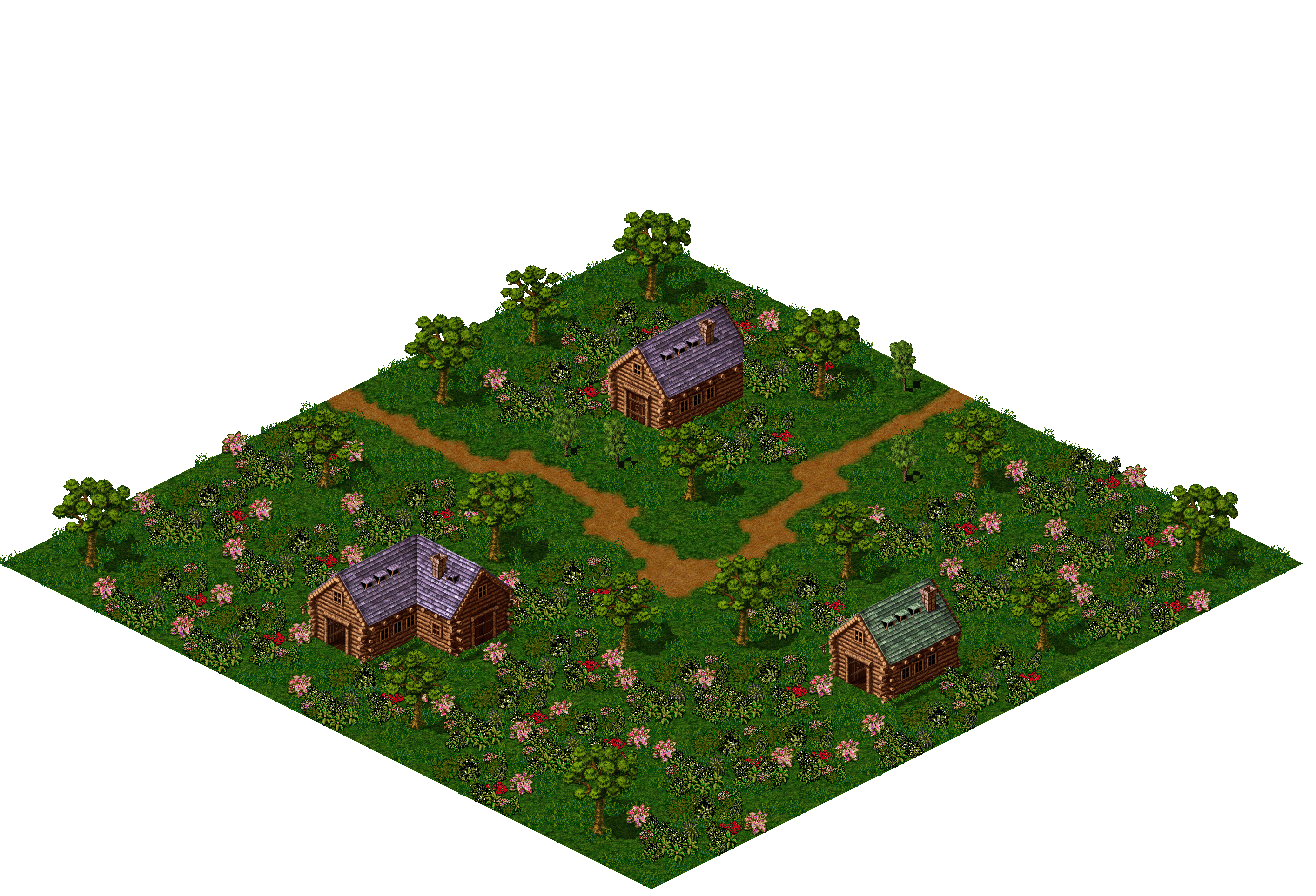 Map 612 rendered terrain map