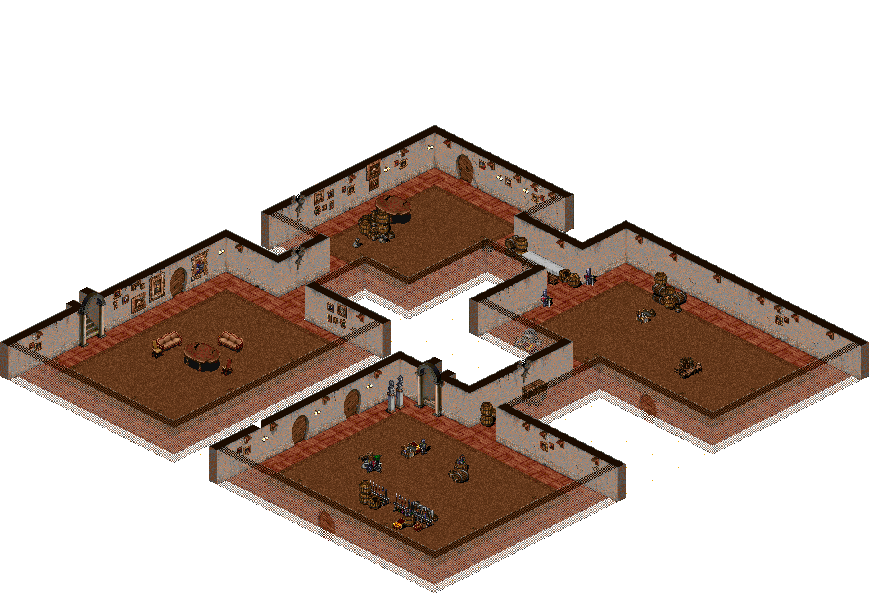Manor Floor 3-6 rendered terrain map