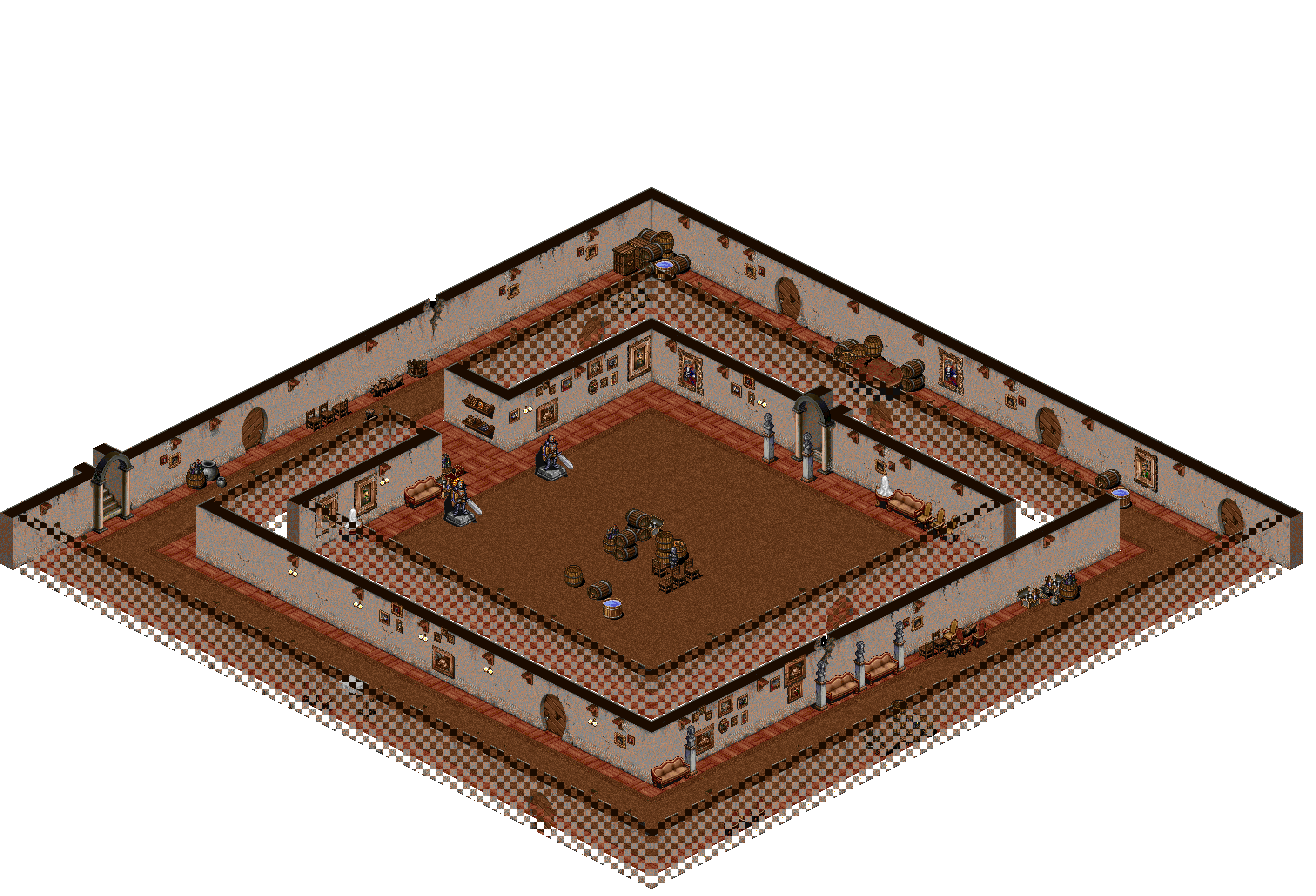 Manor Floor 3-7 rendered terrain map