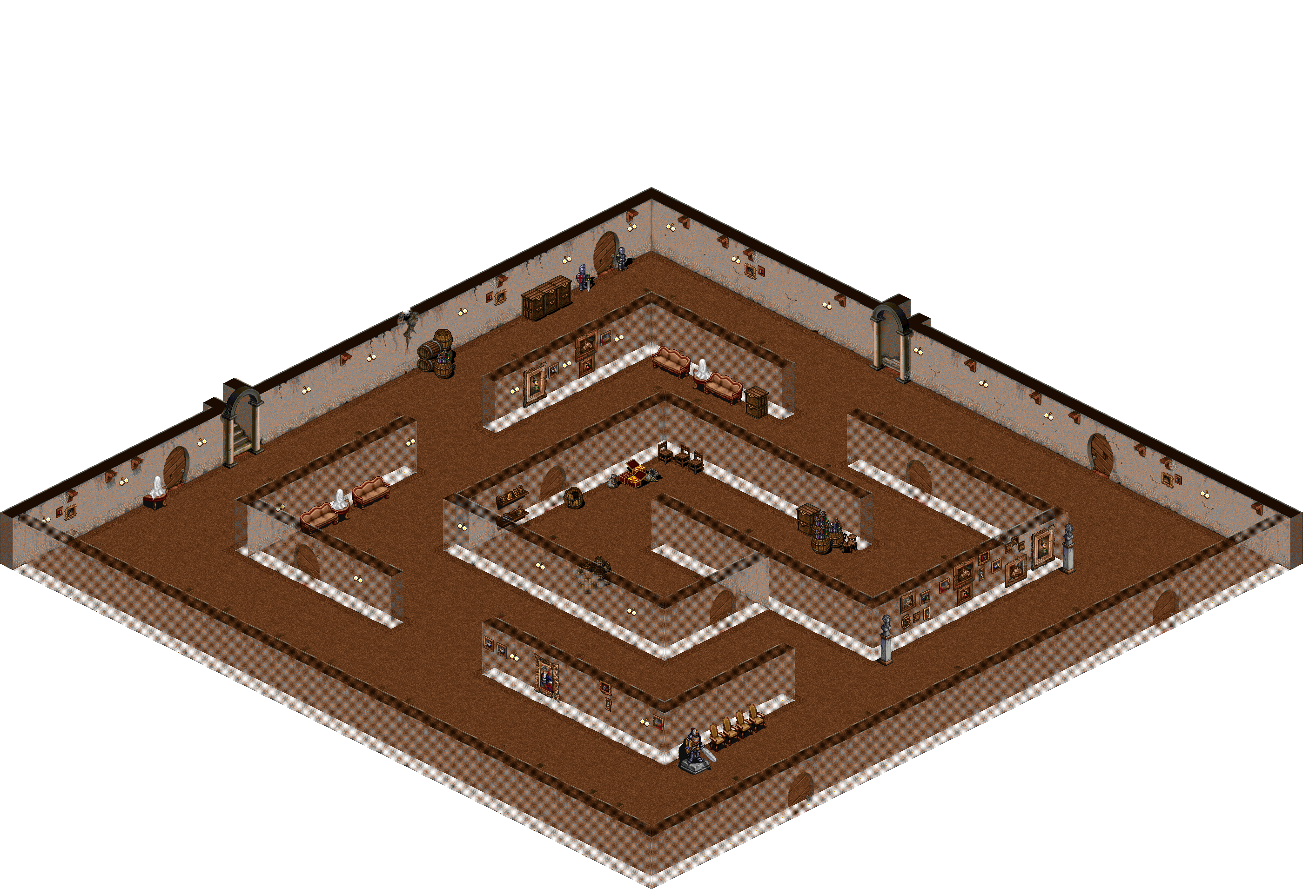 Manor Floor 3-8 rendered terrain map