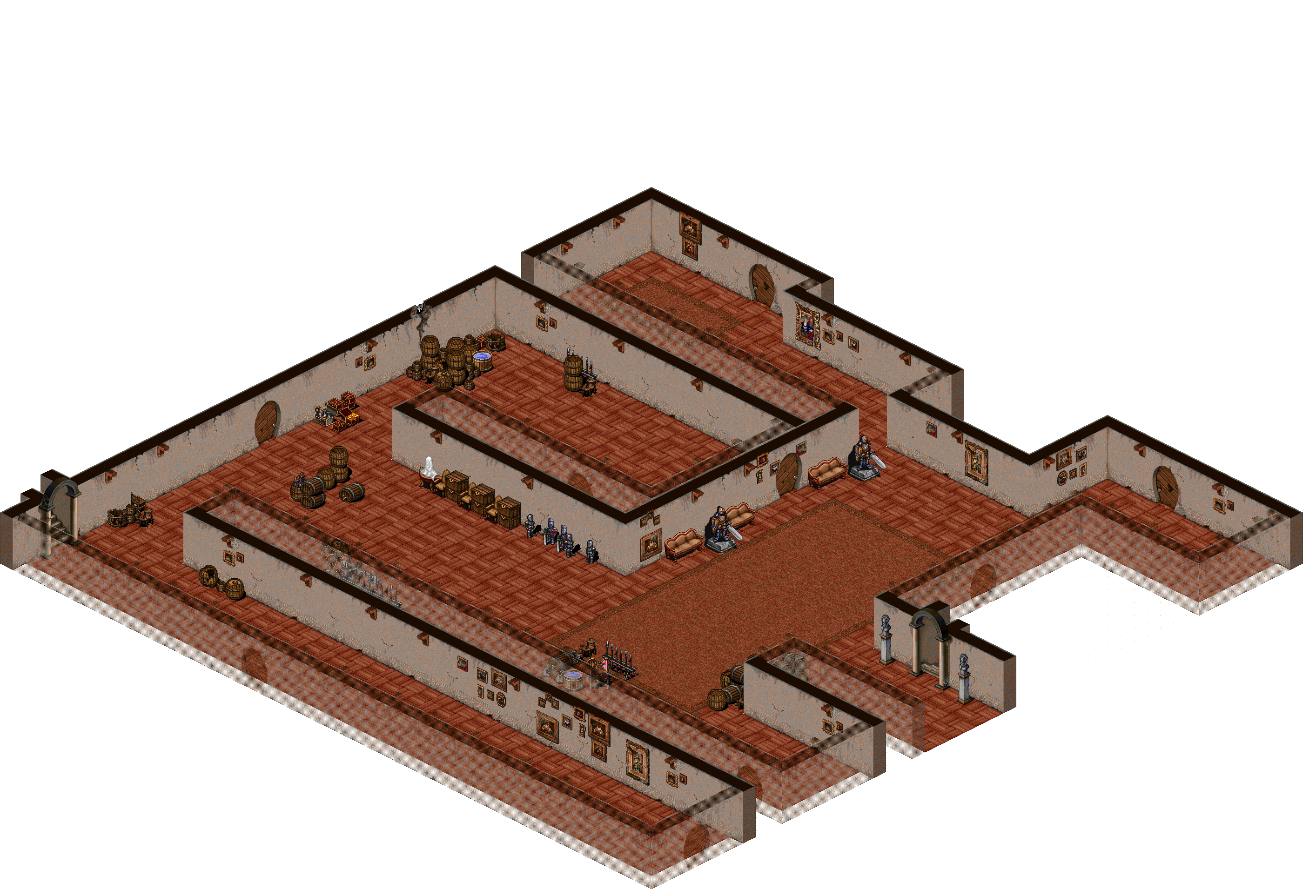 Manor Floor 3-13 rendered terrain map