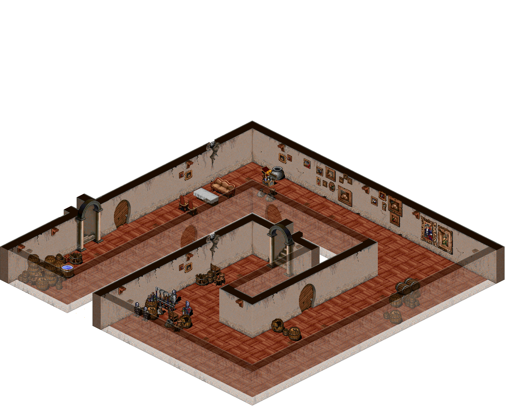 Manor Floor 3-14 rendered terrain map