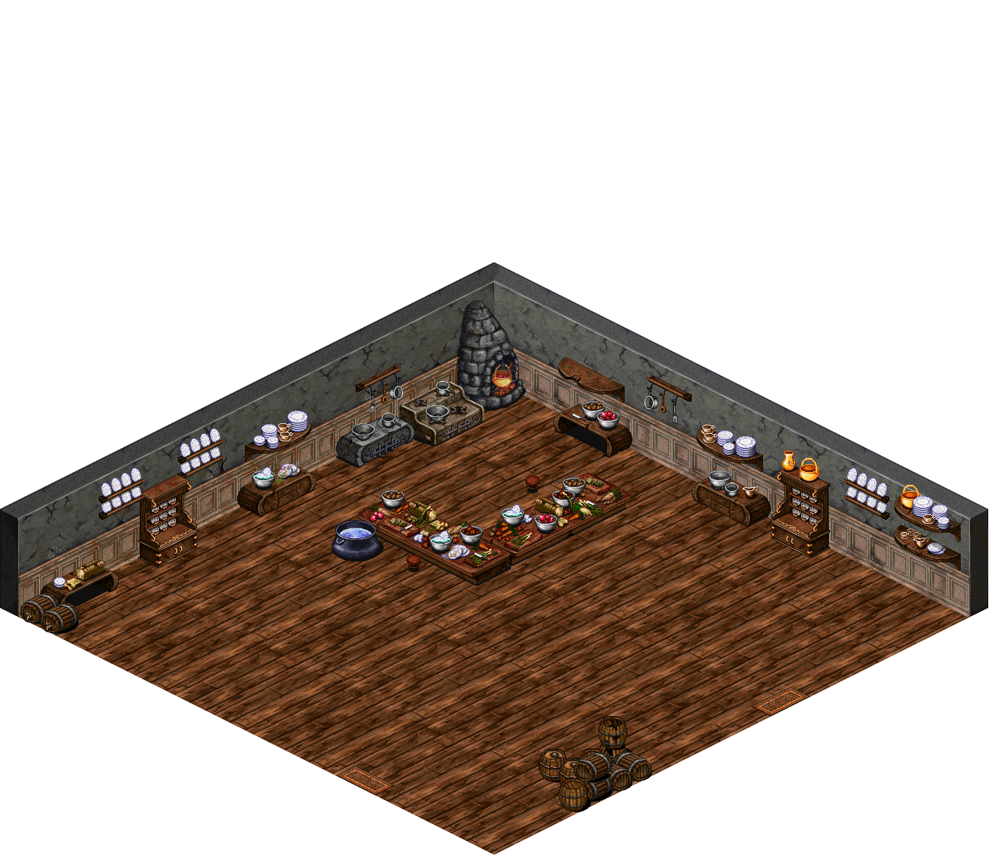 Manor Room 86 rendered terrain map