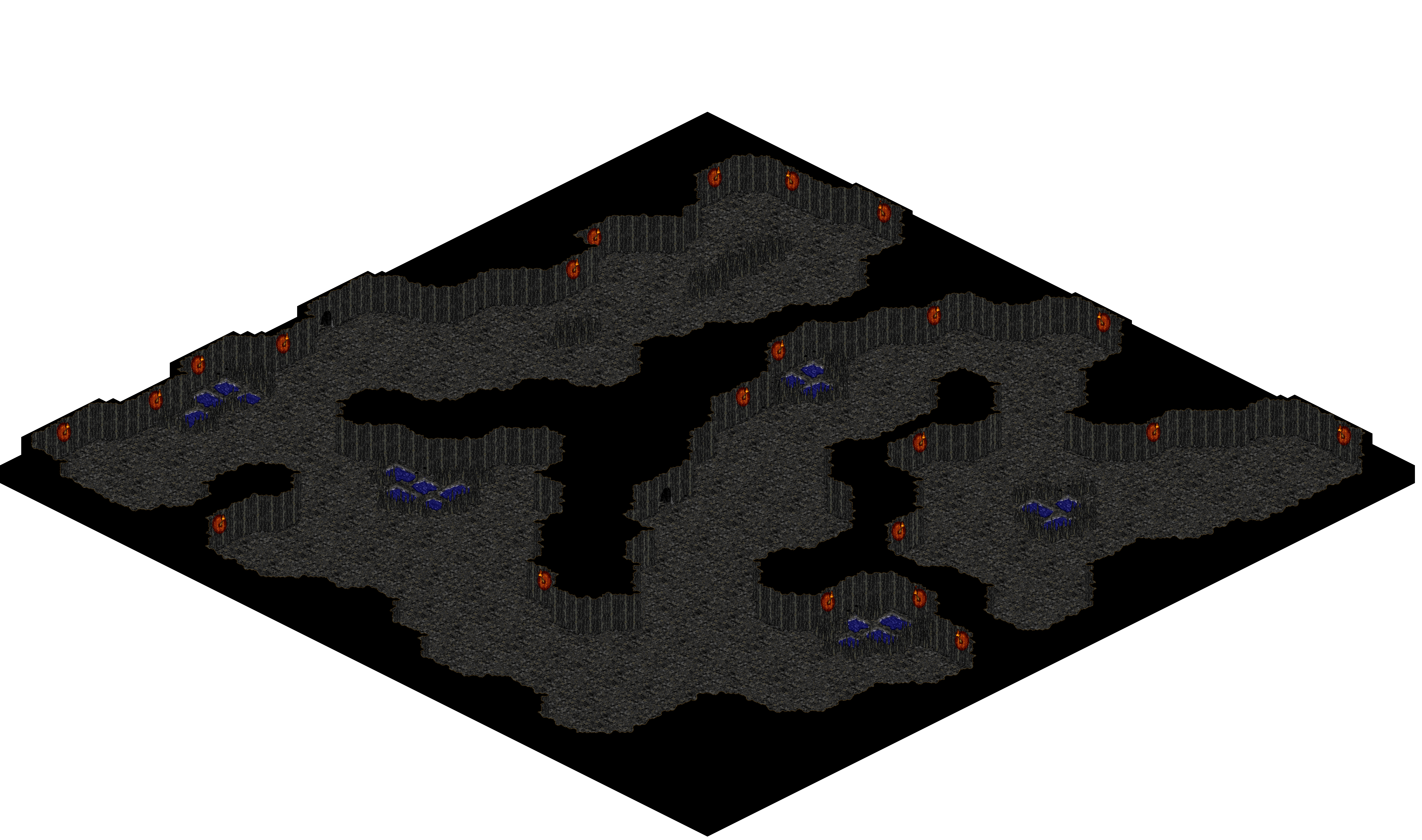 Mine 14-1 rendered terrain map