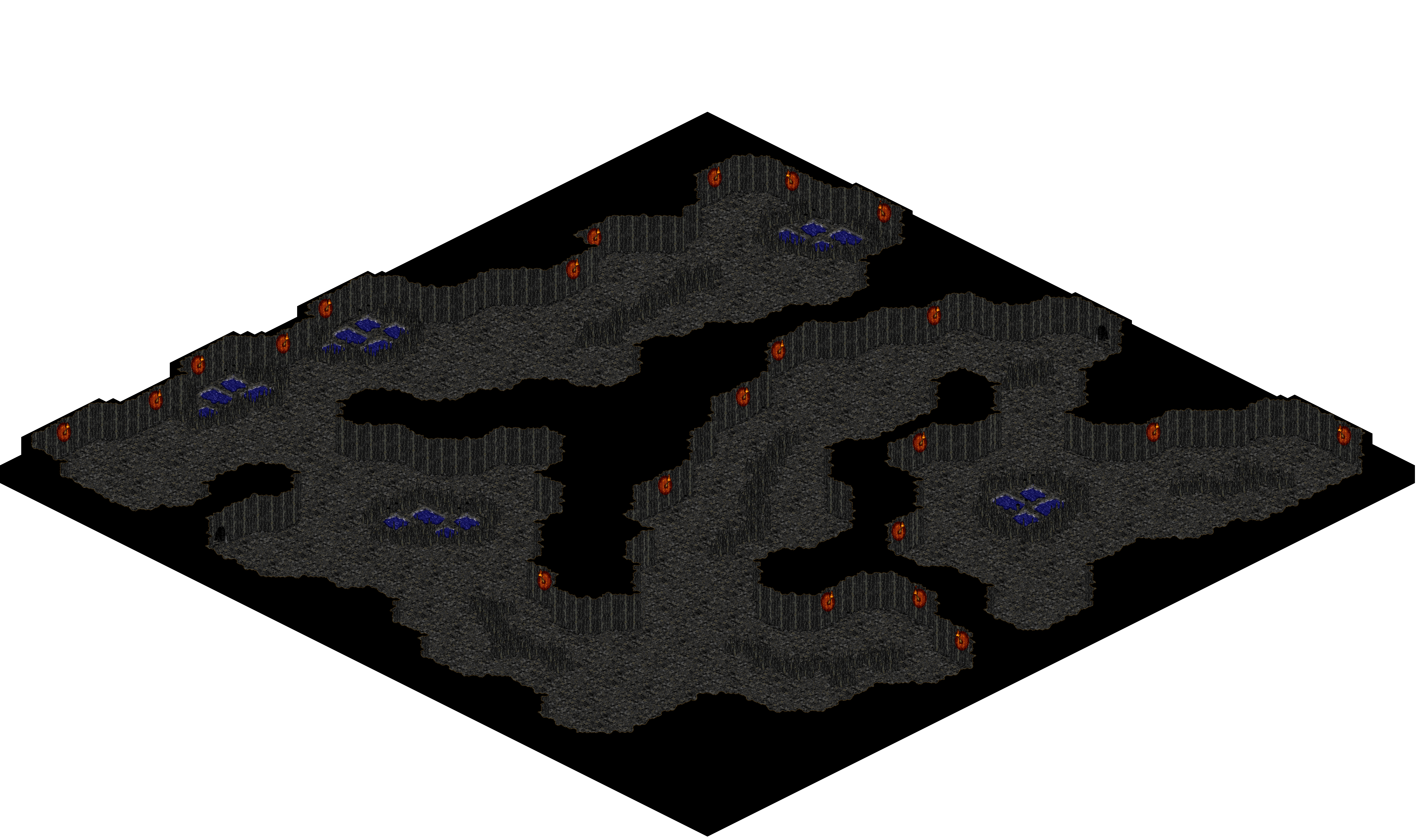 Mine 21-1 rendered terrain map