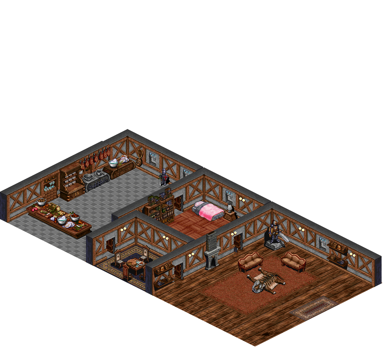 Oren Island House0 rendered terrain map