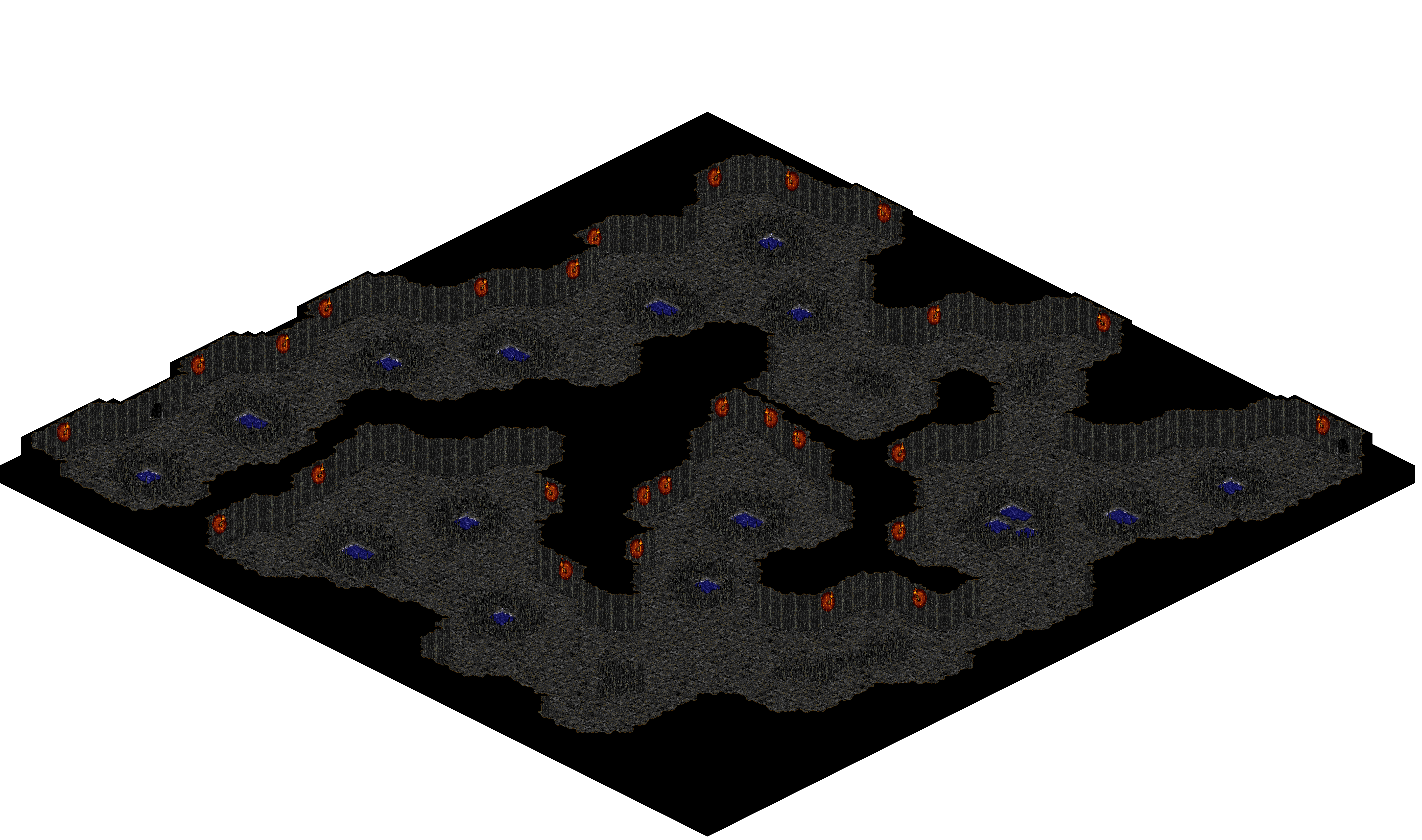 Map 651 rendered terrain map