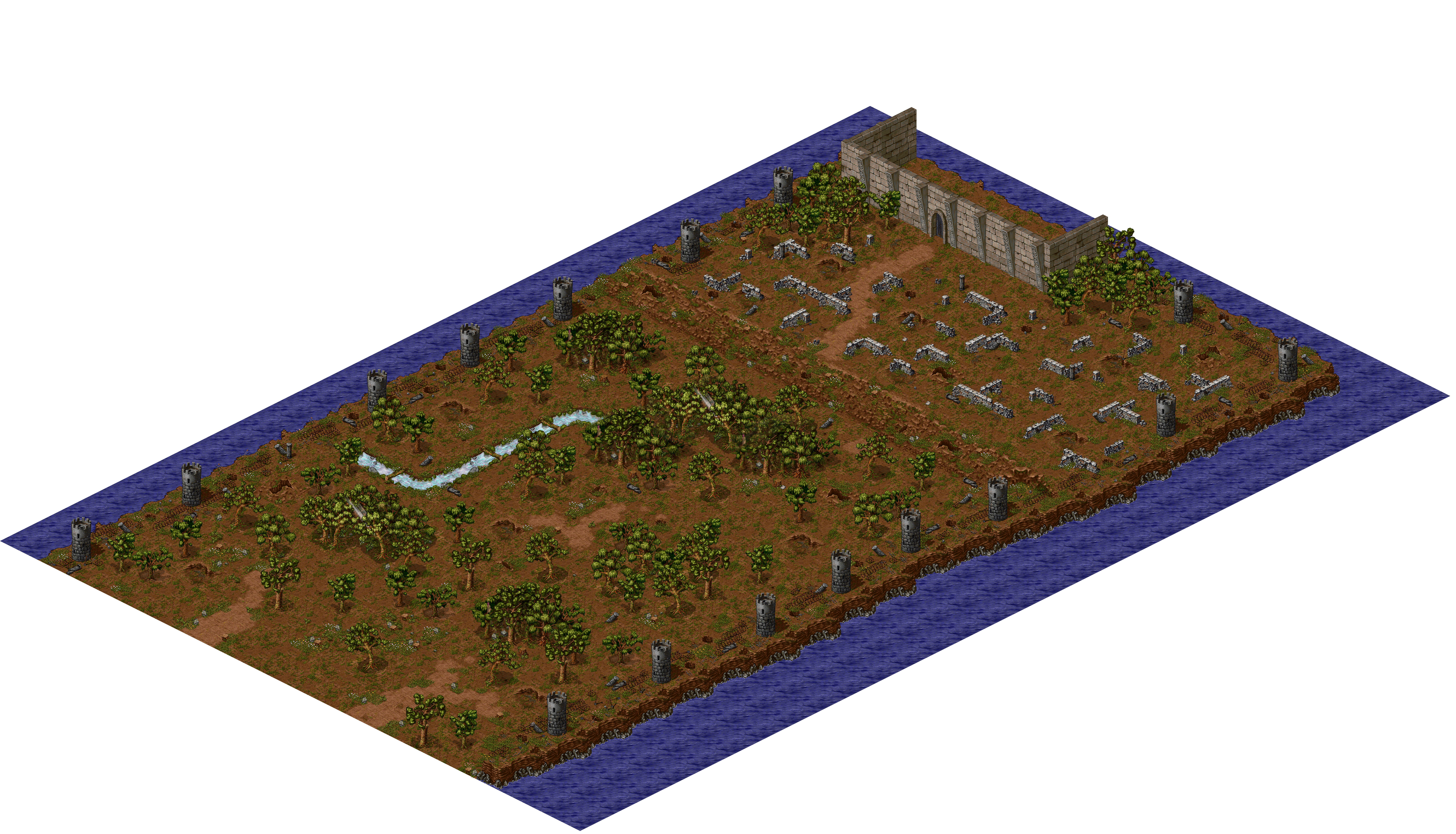 Oren Island Ruins0 rendered terrain map