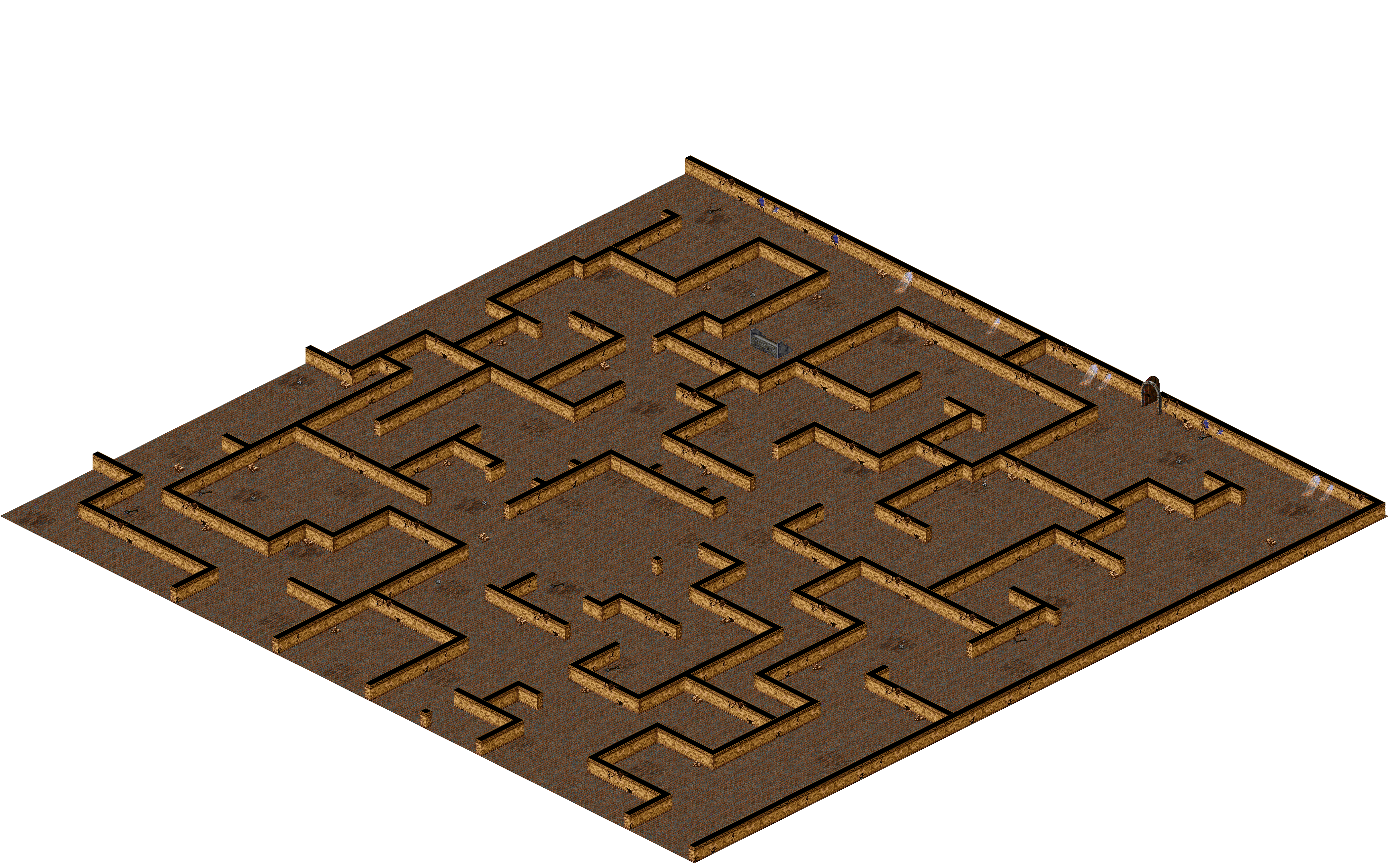 Oren Ruins 1-4 rendered terrain map