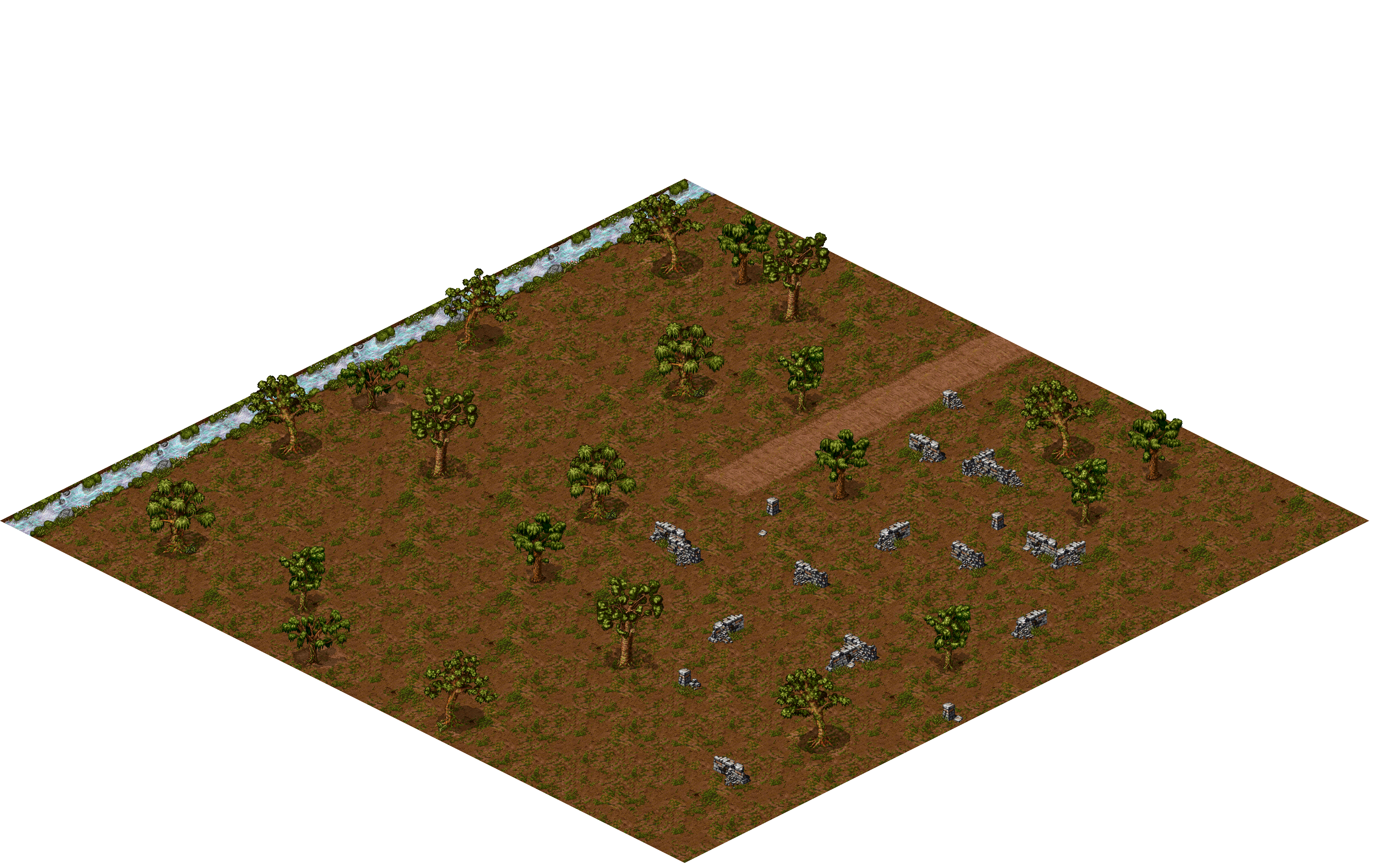 Oren Ruins 1-14 rendered terrain map