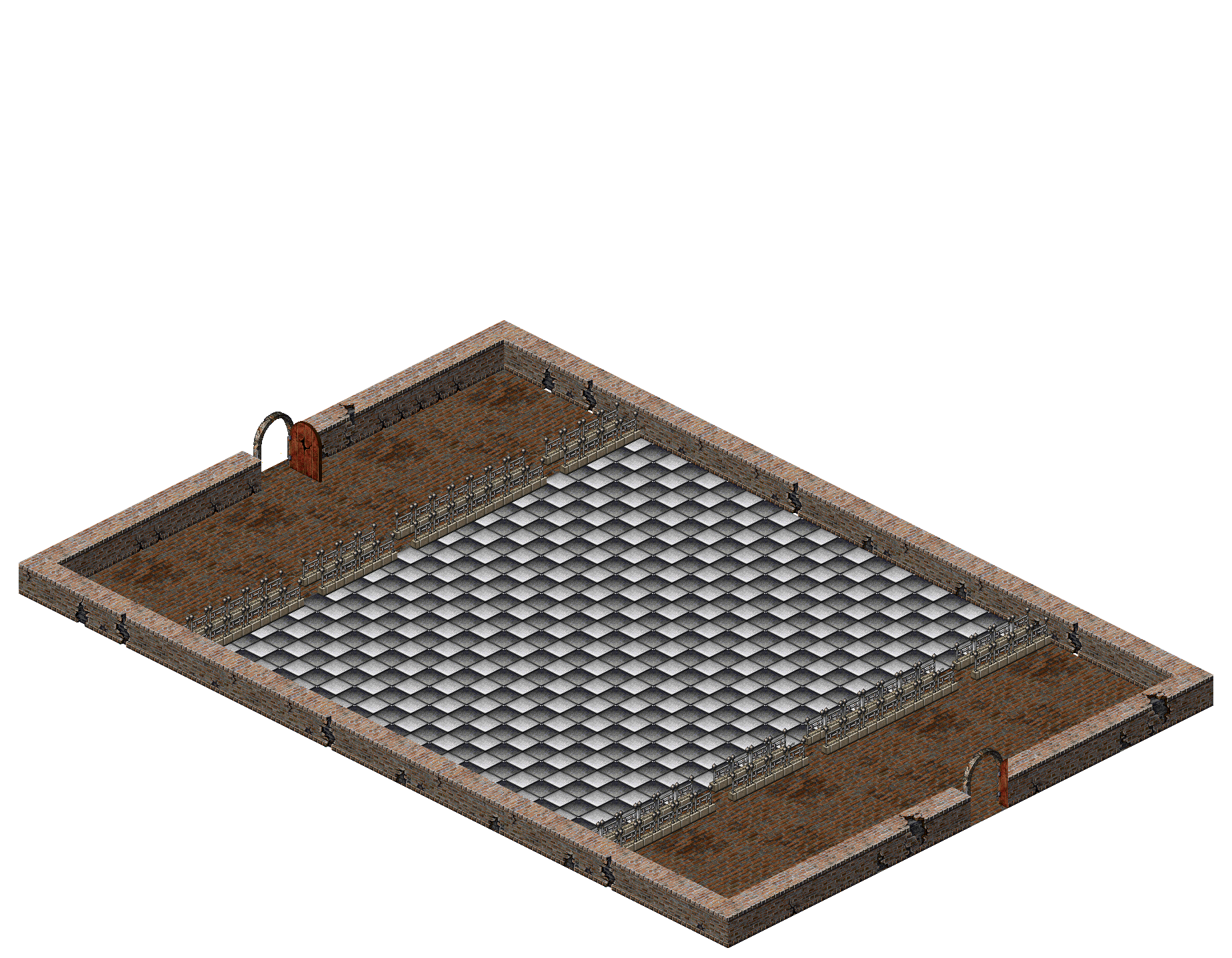 Sewer Maze 11 rendered terrain map