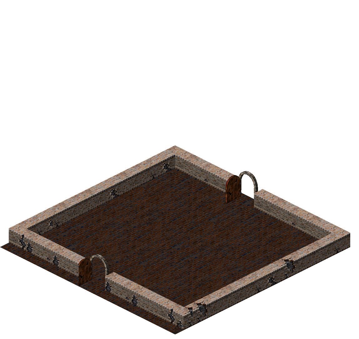 Sewer Maze 1 rendered terrain map