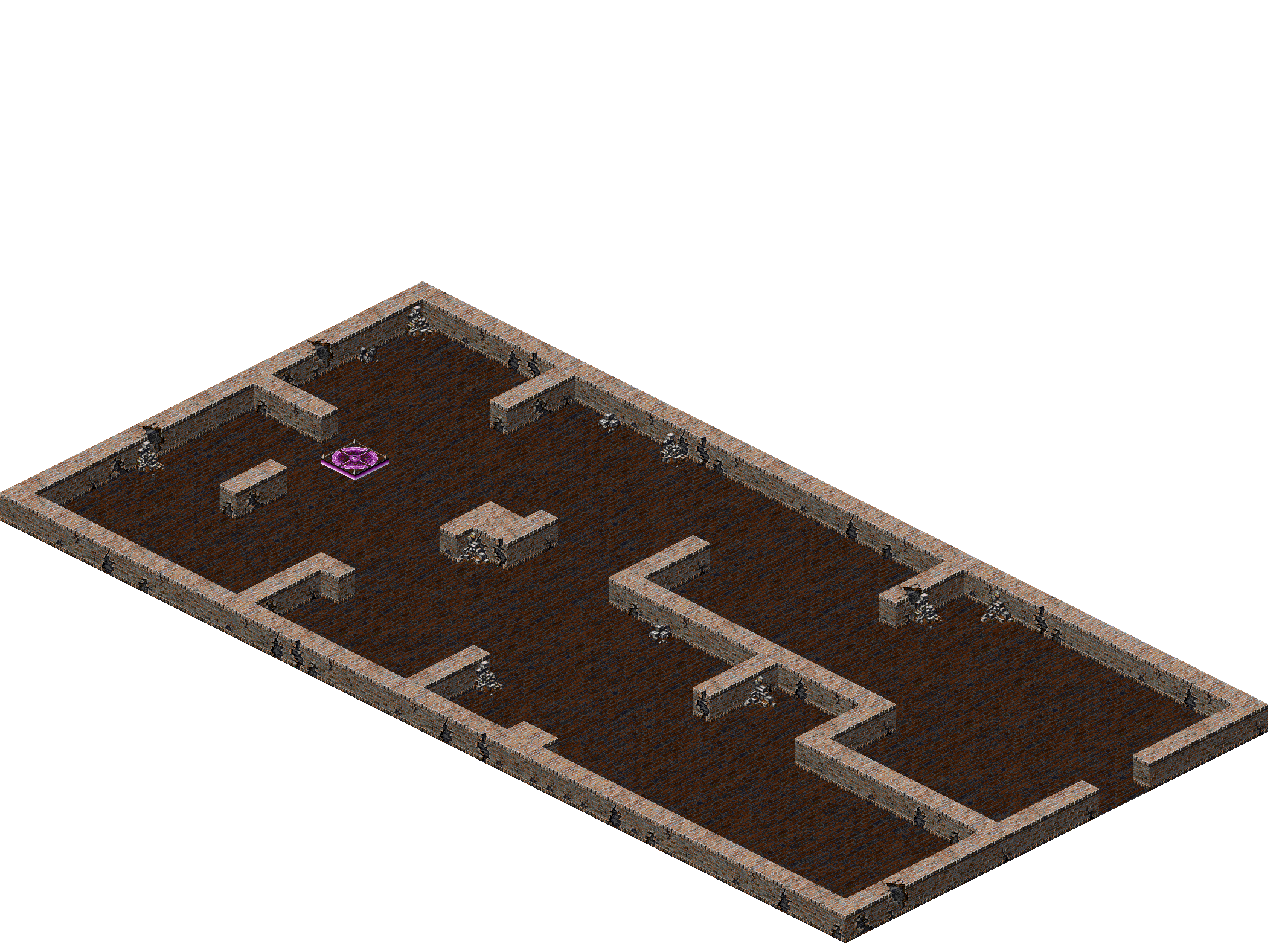 Sewer Maze 8 rendered terrain map