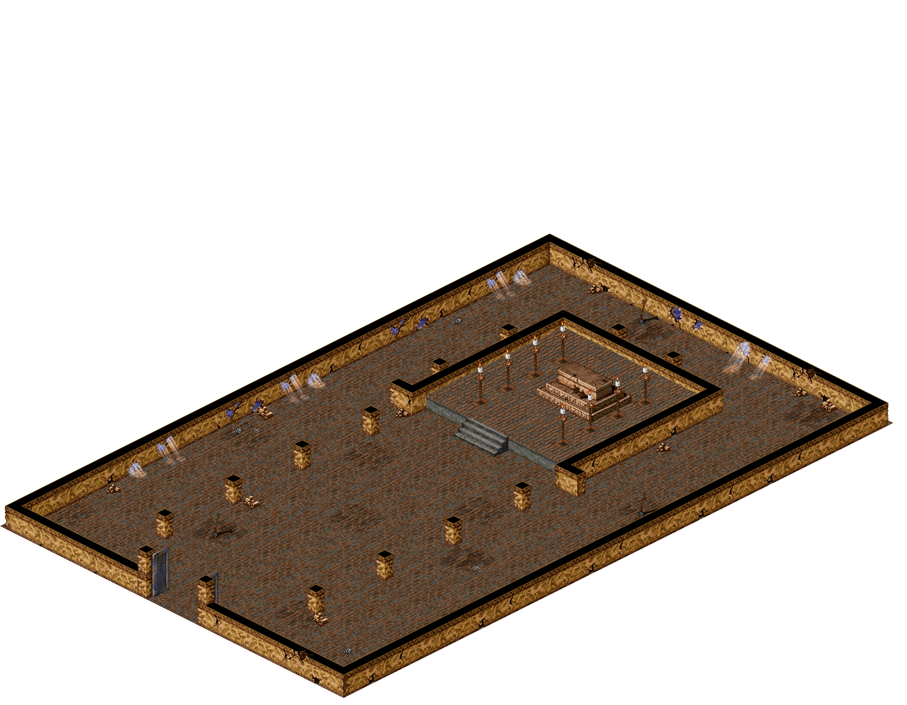 Ruins Altar 3 rendered terrain map