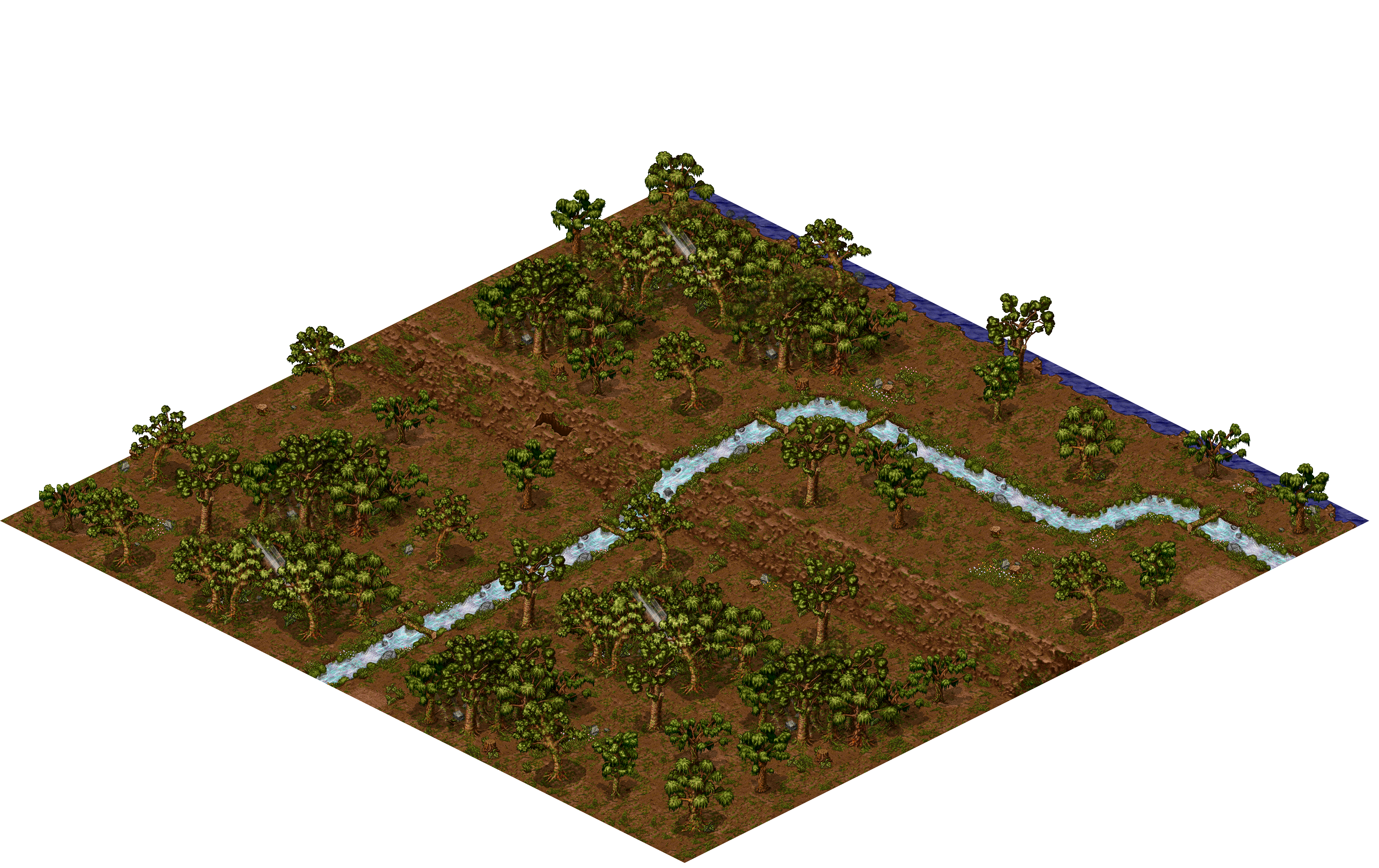 Map 6617 rendered terrain map